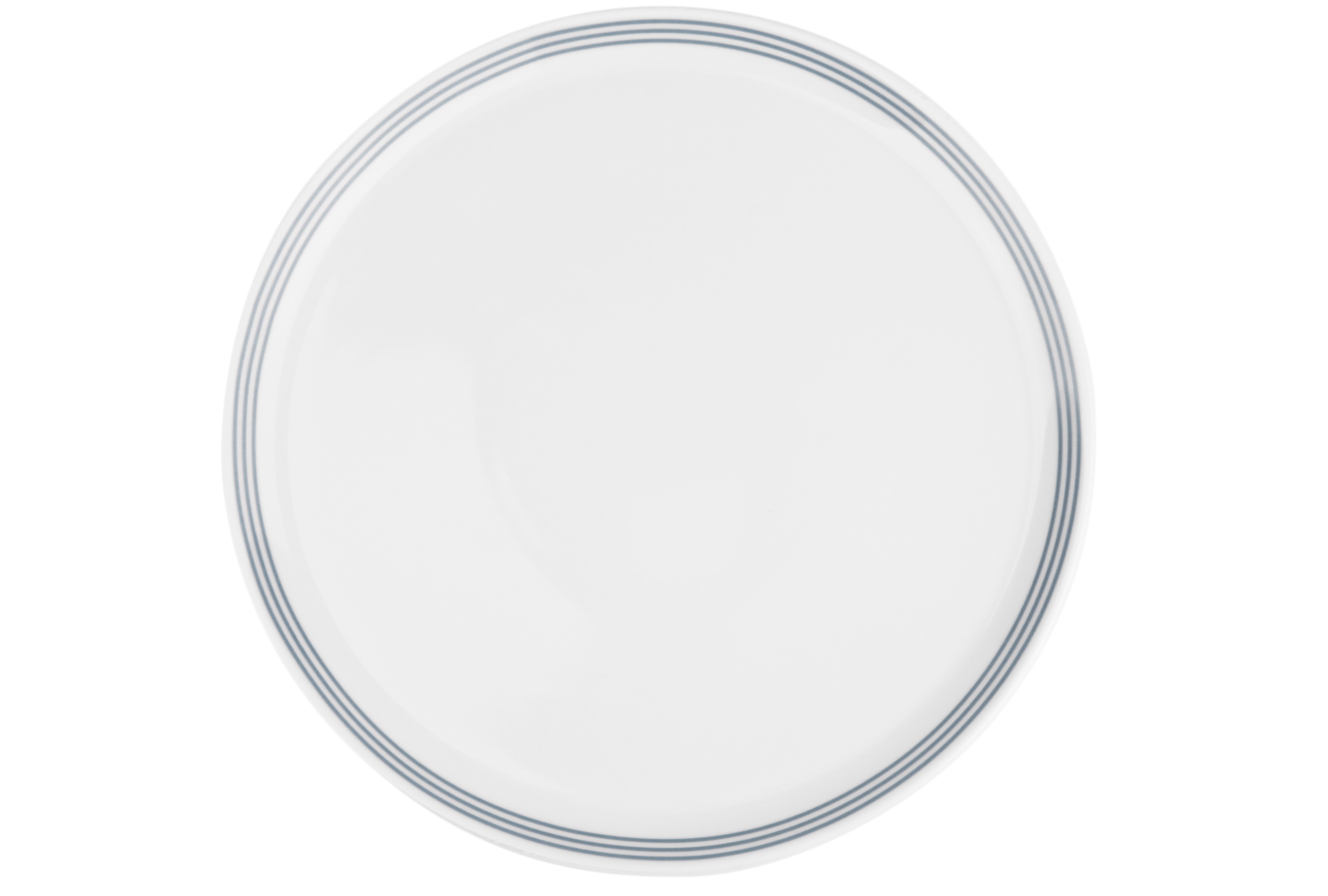Lot de 6 - Assiette plate gris Ø 26cm
