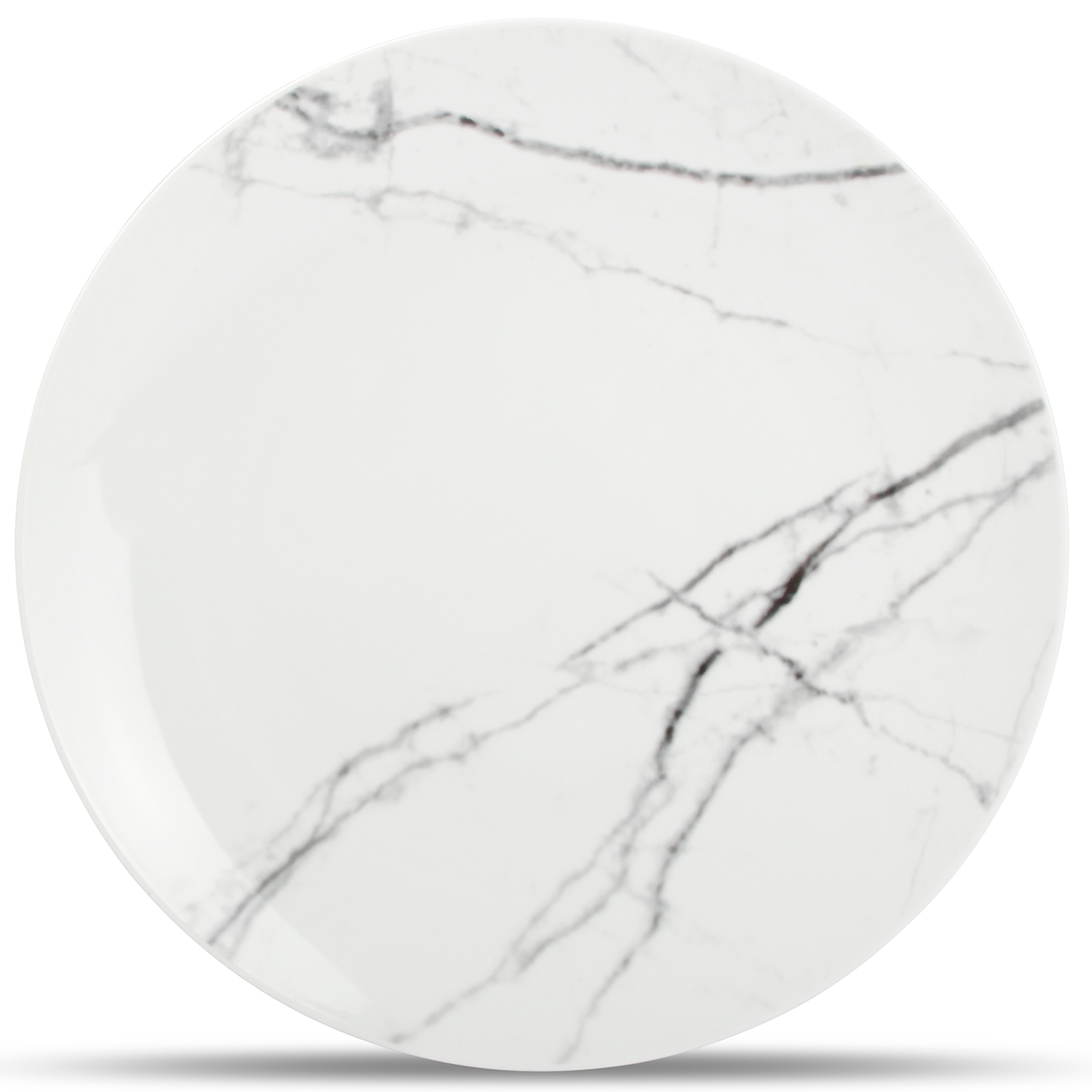 Assiette plate marbre  Ø 26,5cm - Set de 4