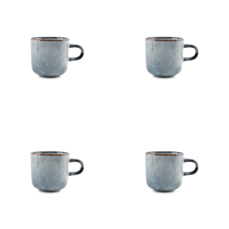 Lot de 4 - Tasse bleu Ø 10,5cm Lot de 4 - Tasse bleu Ø 10,5cm