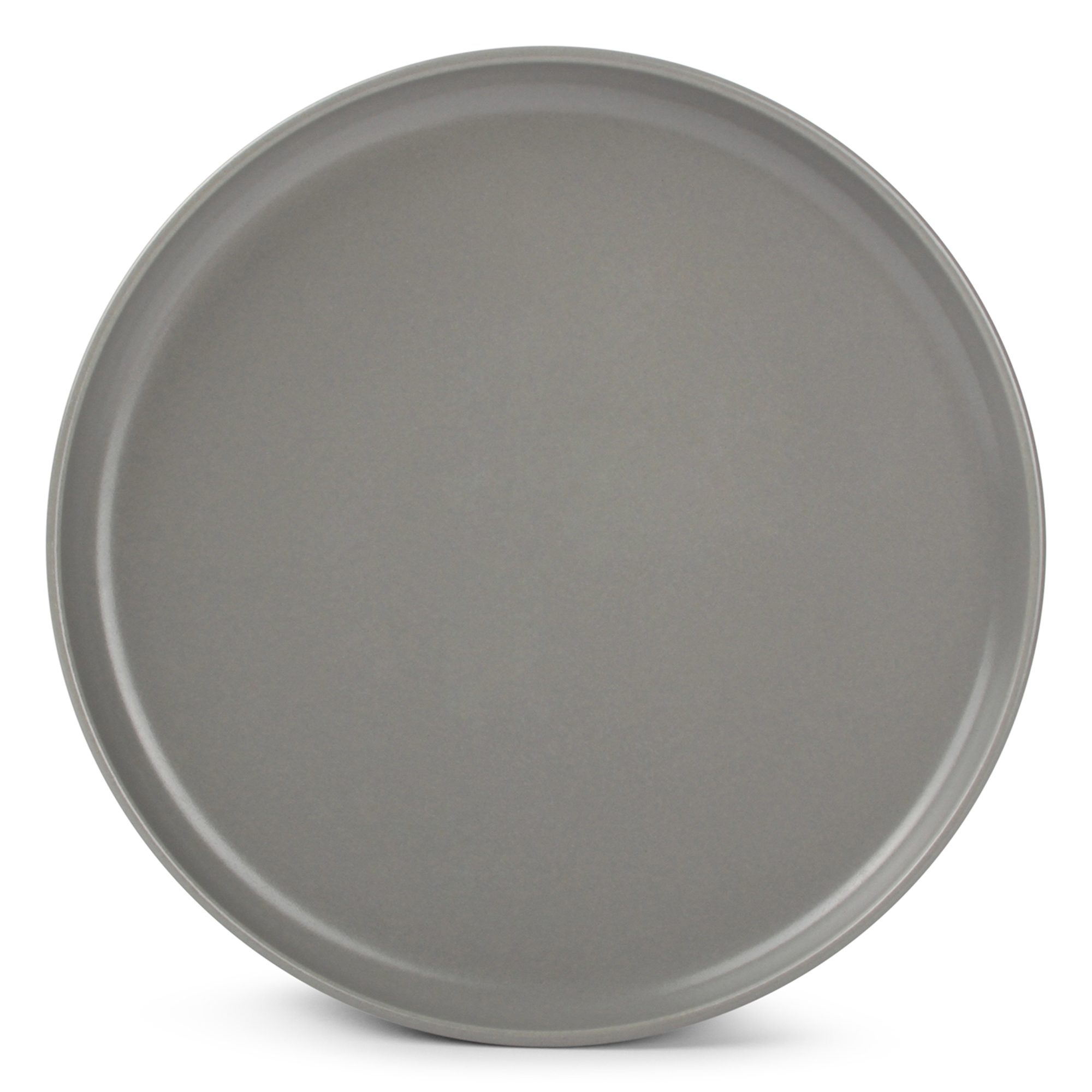 Lot de 6 - Assiette plate gris Ø 20cm