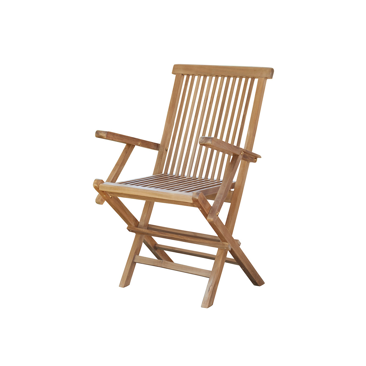 Fauteuil de jardin pliant en teck