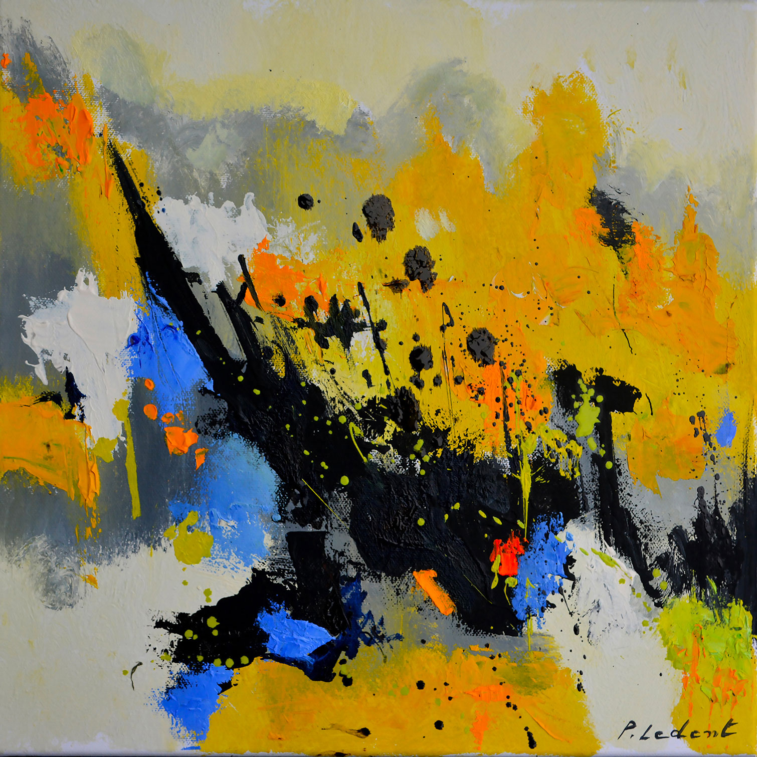 Tableau abstrait éclaboussure Toile imprimée Tableau abstrait éclaboussure Toile imprimée