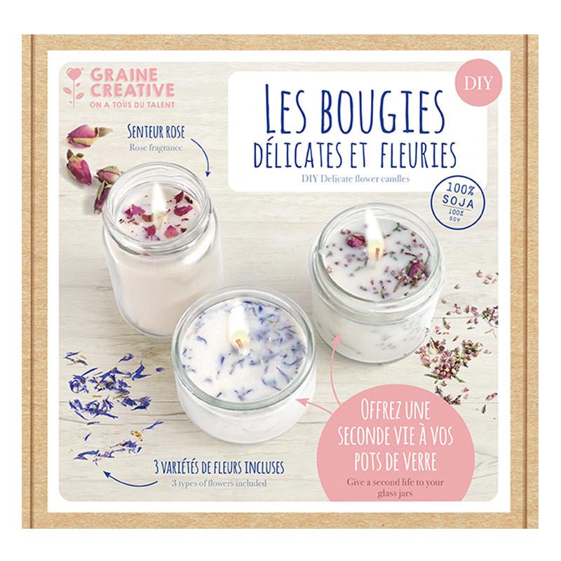 Coffret DIY faire des bougies délicates et fleuries Coffret DIY faire des bougies délicates et fleuries