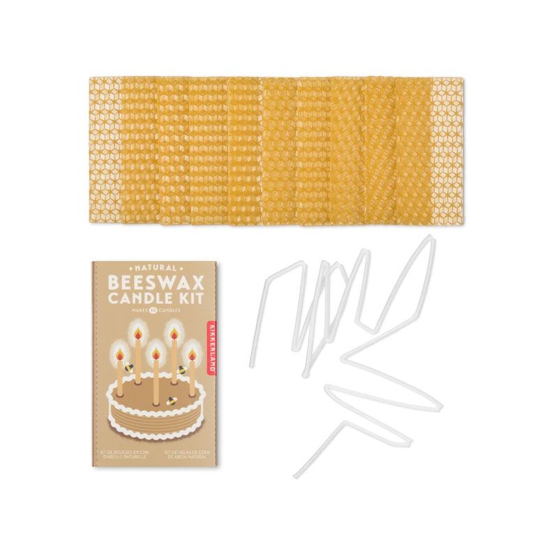 Coffret DIY fabriquer ses bougies en cire d'abeille