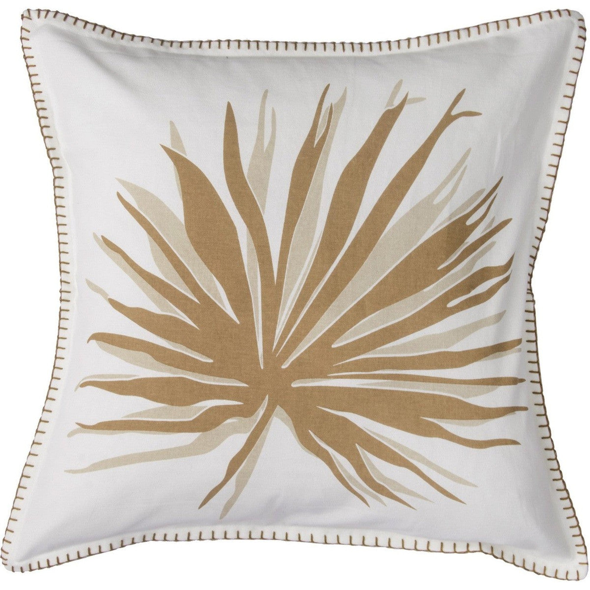 Housse de coussin en coton 50x50 Sable Housse de coussin en coton 50x50 Sable