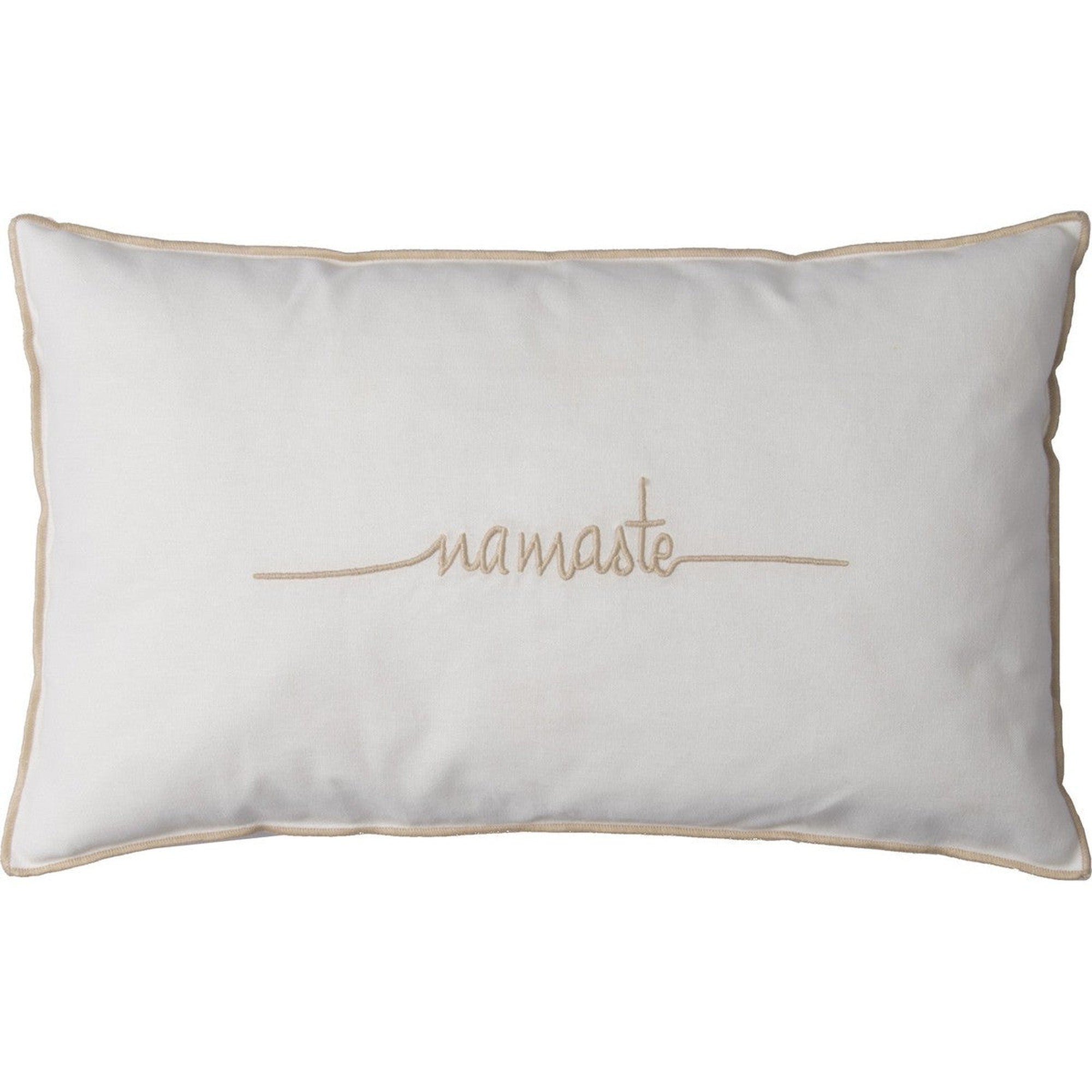 Housse de coussin en coton 50x30 Sable Housse de coussin en coton 50x30 Sable