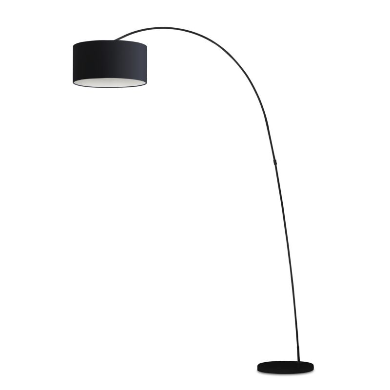 Lampadaire métal noir Lampadaire métal noir