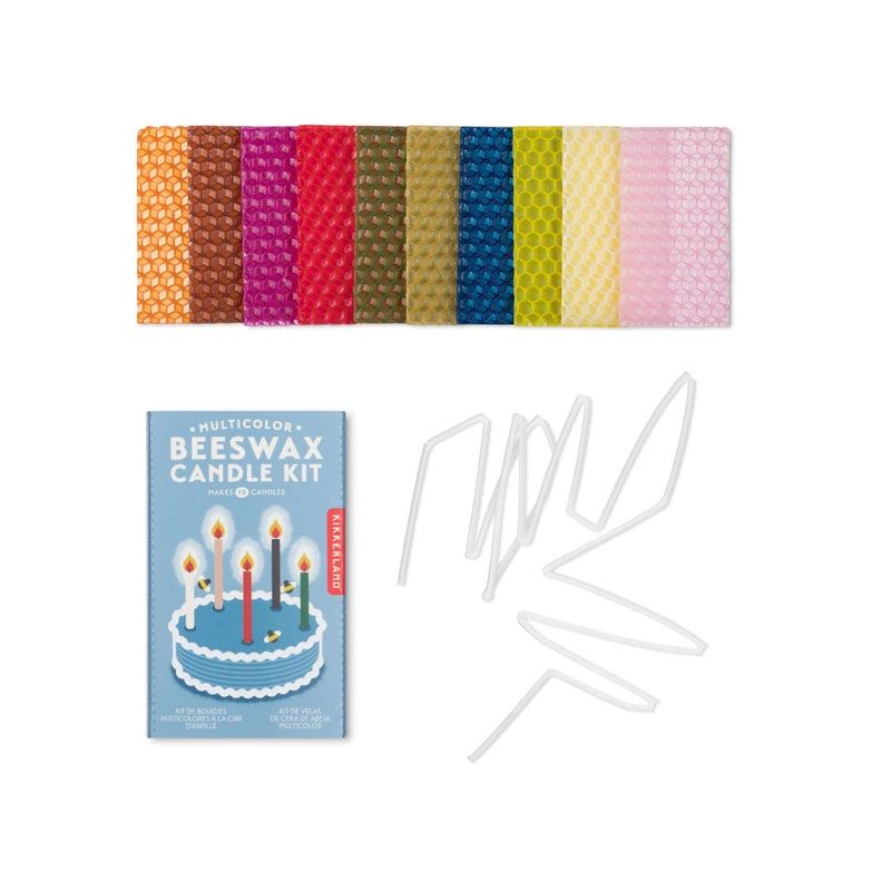 Coffret DIY fabriquer ses bougies multicolores en cire d'abeille Coffret DIY fabriquer ses bougies multicolores en cire d'abeille