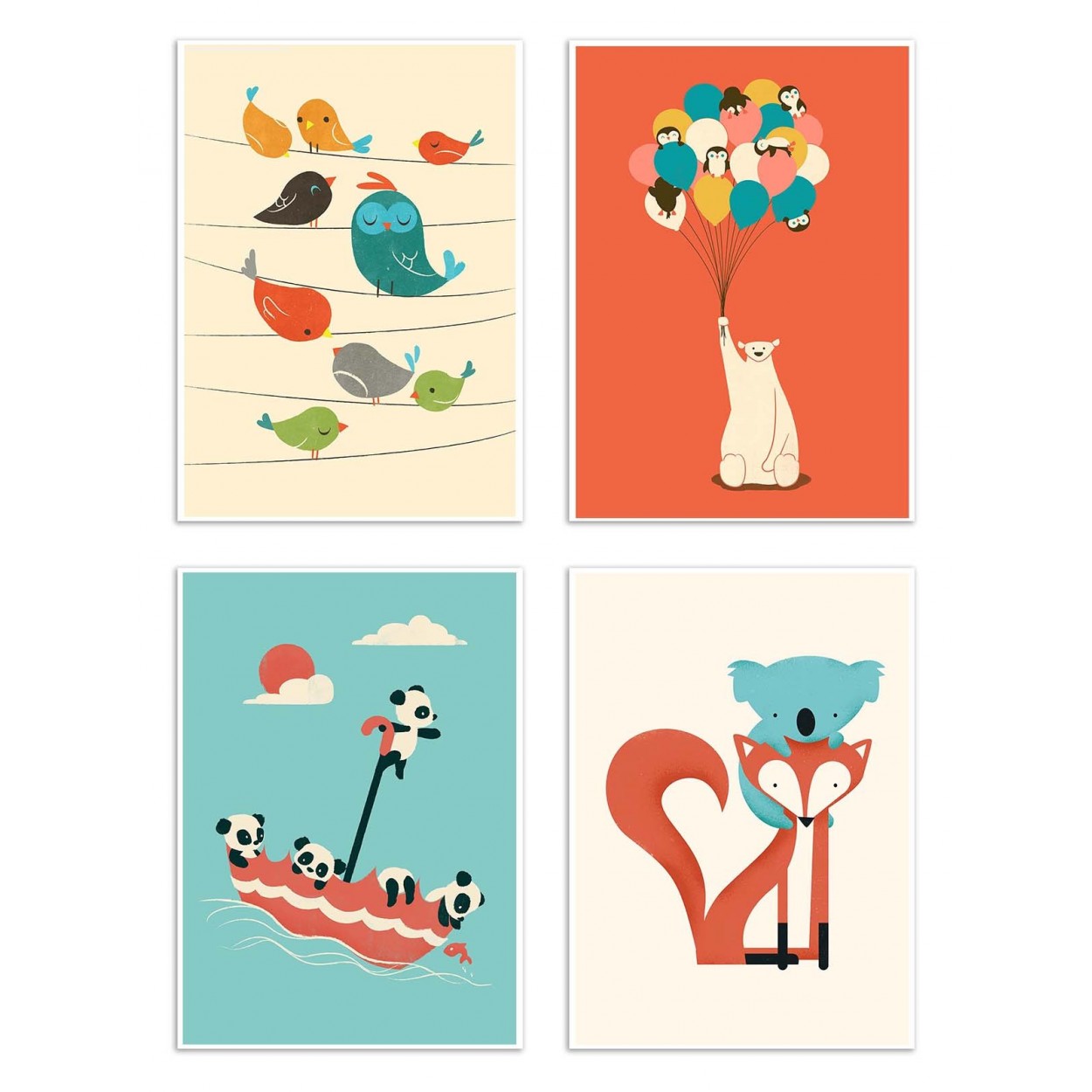 BÉBÉS ANIMAUX - Affiche d'art 20 x 30 cm BÉBÉS ANIMAUX - Affiche d'art 20 x 30 cm