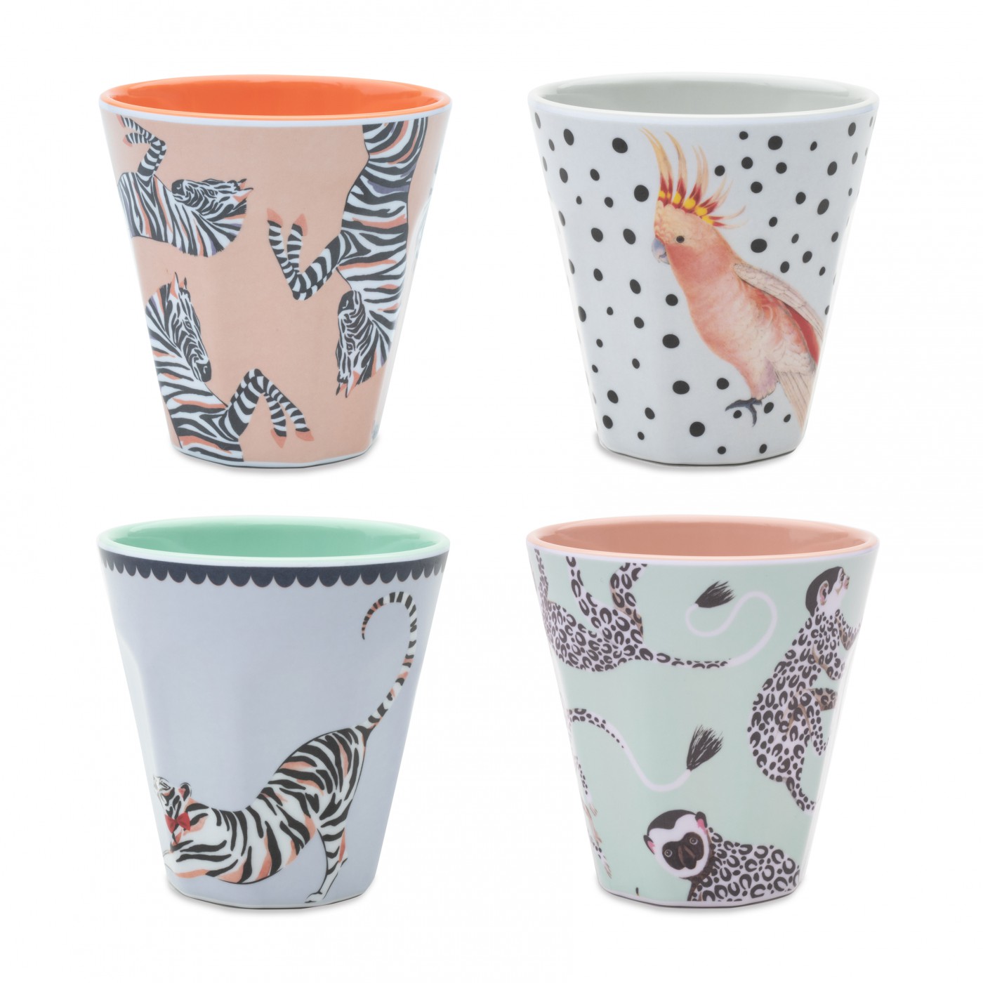 Verres en mélamine 30cl - Lot de 4 Verres en mélamine 30cl - Lot de 4