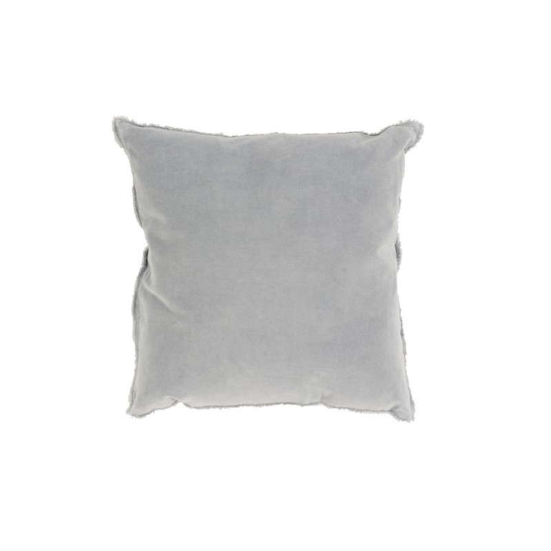 Coussin bord court coton/lin bleu clair 45x45 Coussin bord court coton/lin bleu clair 45x45