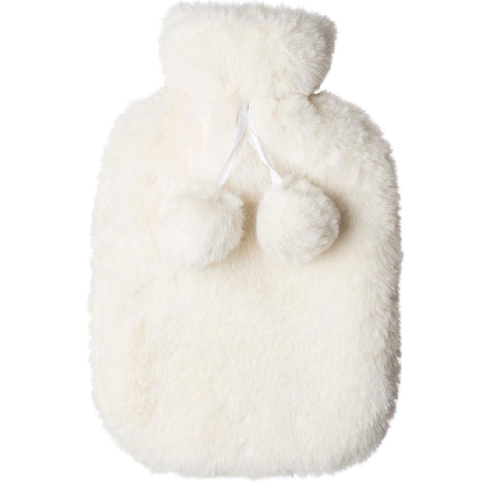 Bouillotte toute douce à pompons 2L Bouillotte toute douce à pompons 2L
