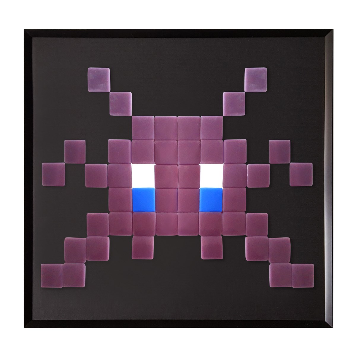 Cadre mosaïque en verre mauve 30x30cm Cadre mosaïque en verre mauve 30x30cm