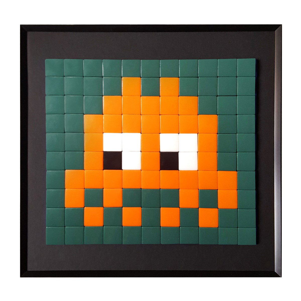 Cadre mosaïque en verre orange 30x30cm Cadre mosaïque en verre orange 30x30cm