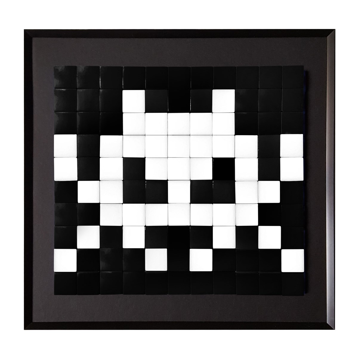 Cadre mosaïque en verre noir 30x30cm Cadre mosaïque en verre noir 30x30cm