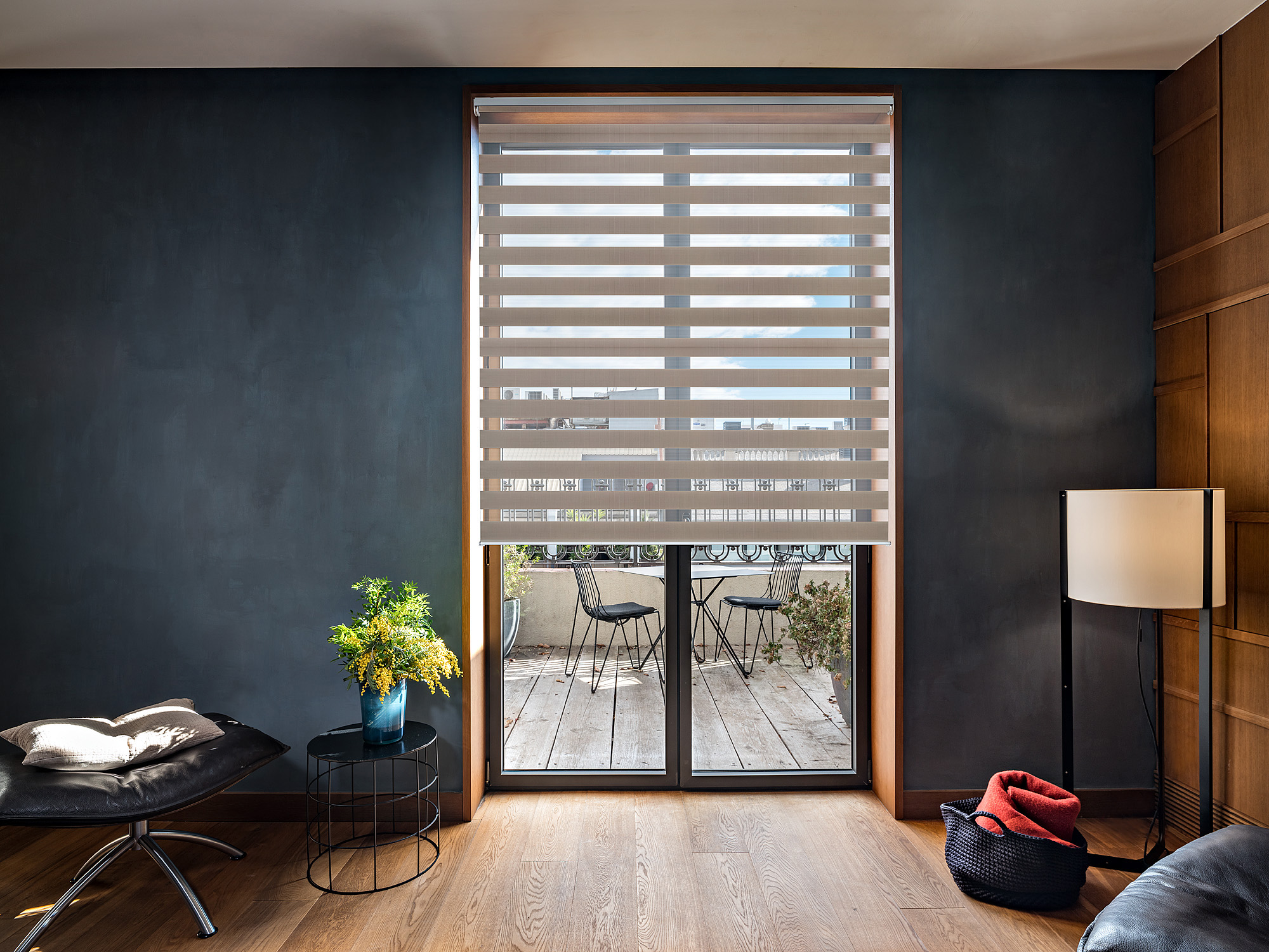 Store enrouleur jour et nuit - Gris - 135 x 250 cm Store enrouleur jour et nuit - Gris - 135 x 250 cm