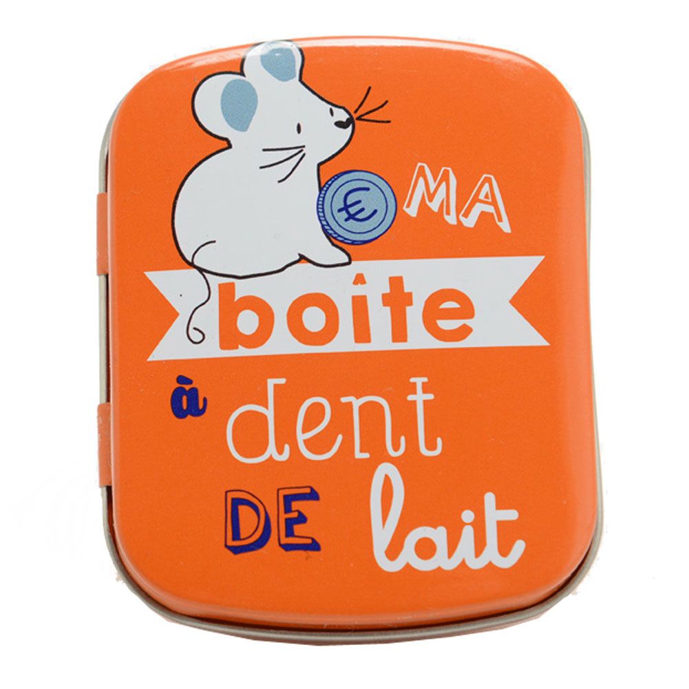 Boite à dents de lait en métal