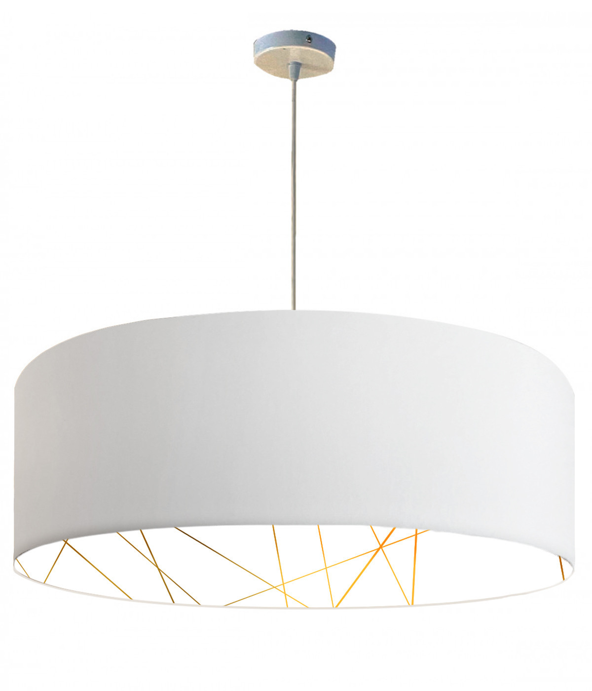 Suspension imprimée intérieur Linear blanc T 65 x H 28 Suspension imprimée intérieur Linear blanc T 65 x H 28
