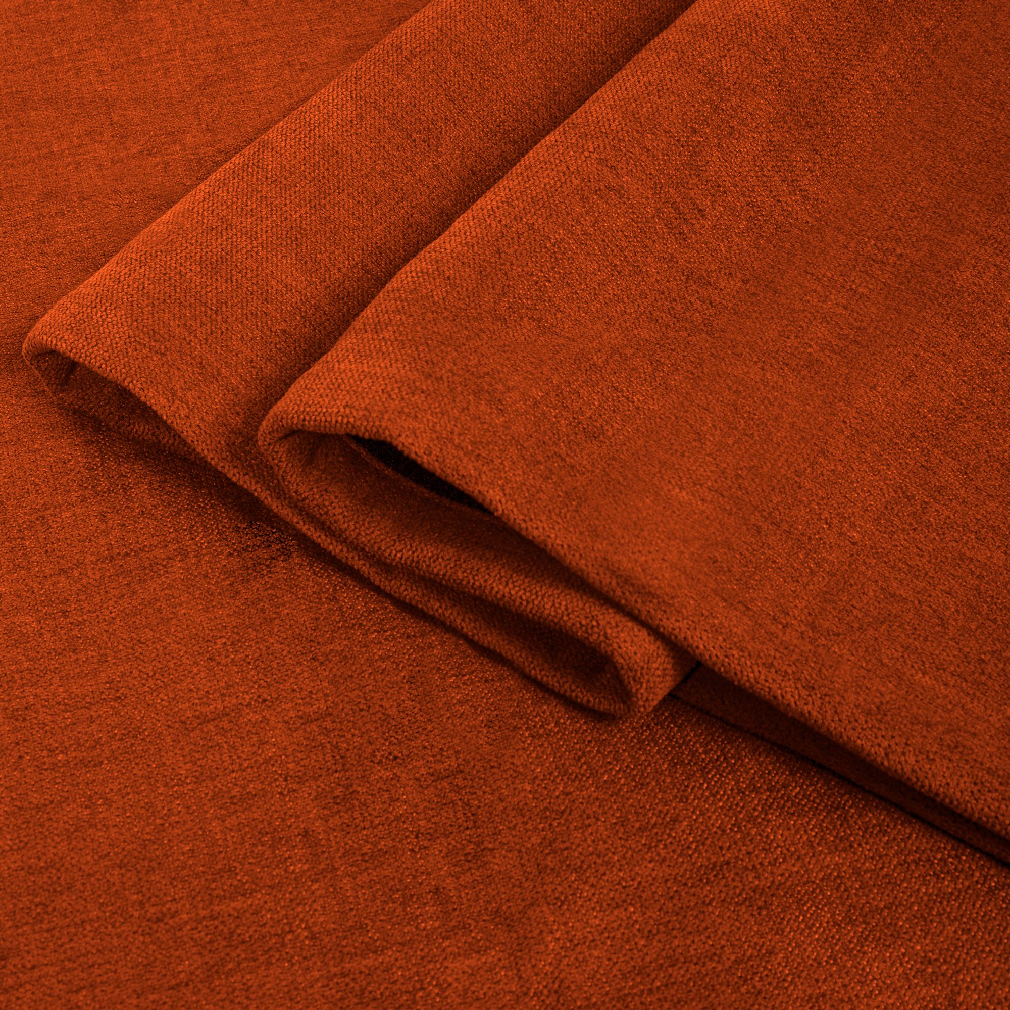 Rideau à l'unité monté sur œillet en polyester orange 140x260 Rideau à l'unité monté sur œillet en polyester orange 140x260