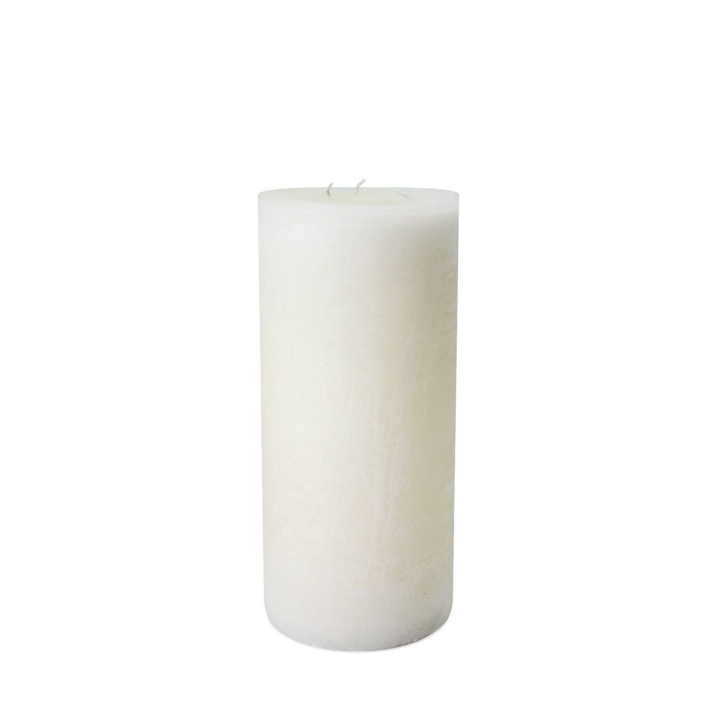 Bougie d'intérieur blanche 3 mèches diam 15x32cm Bougie d'intérieur blanche 3 mèches diam 15x32cm