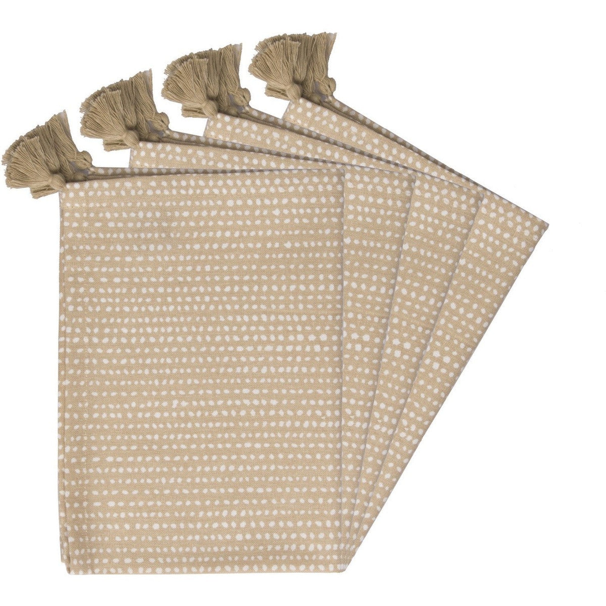 Set de table (set de 4) en coton 50x35 Sable Set de table (set de 4) en coton 50x35 Sable