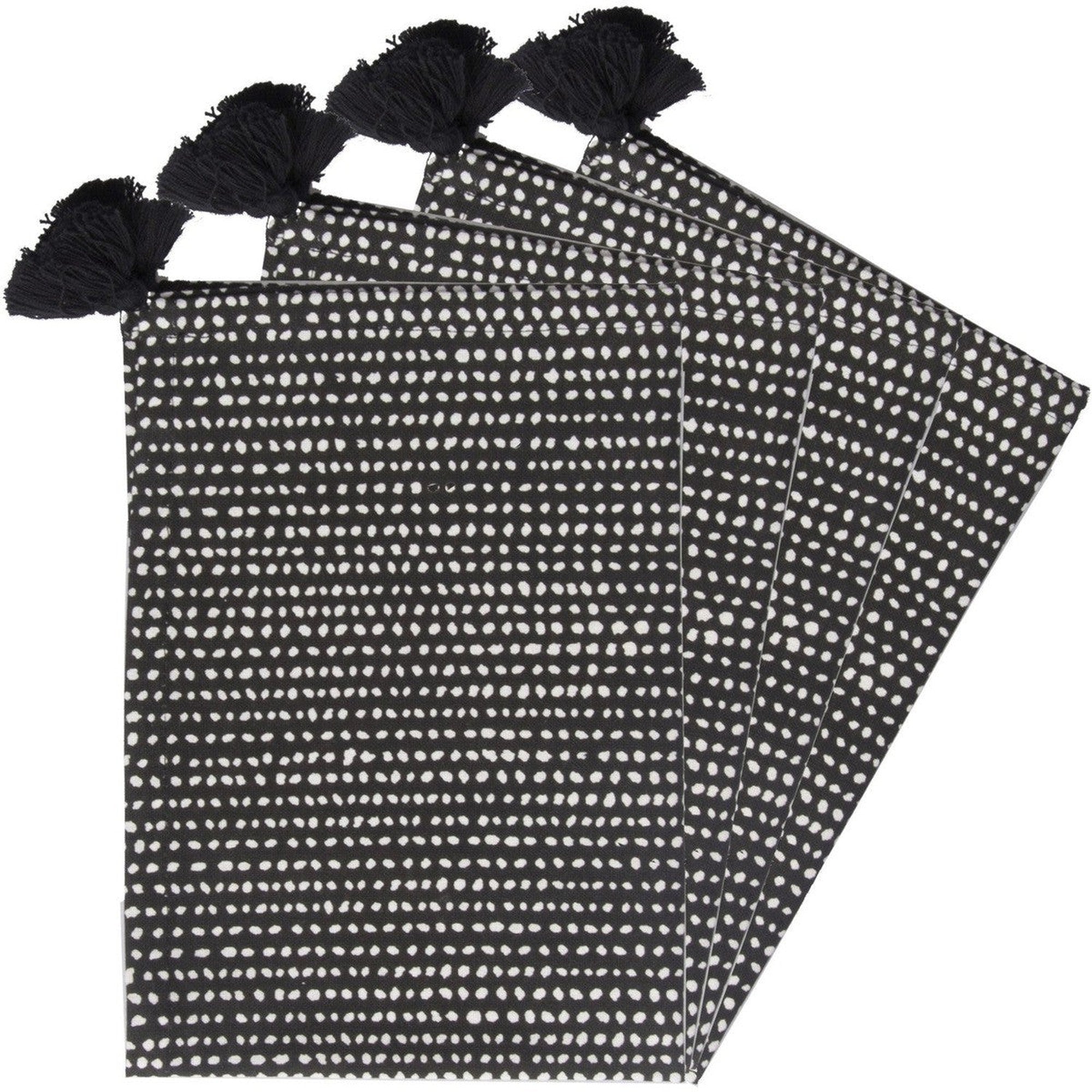 Set de table (set de 4) en coton 50x35 Noir Set de table (set de 4) en coton 50x35 Noir