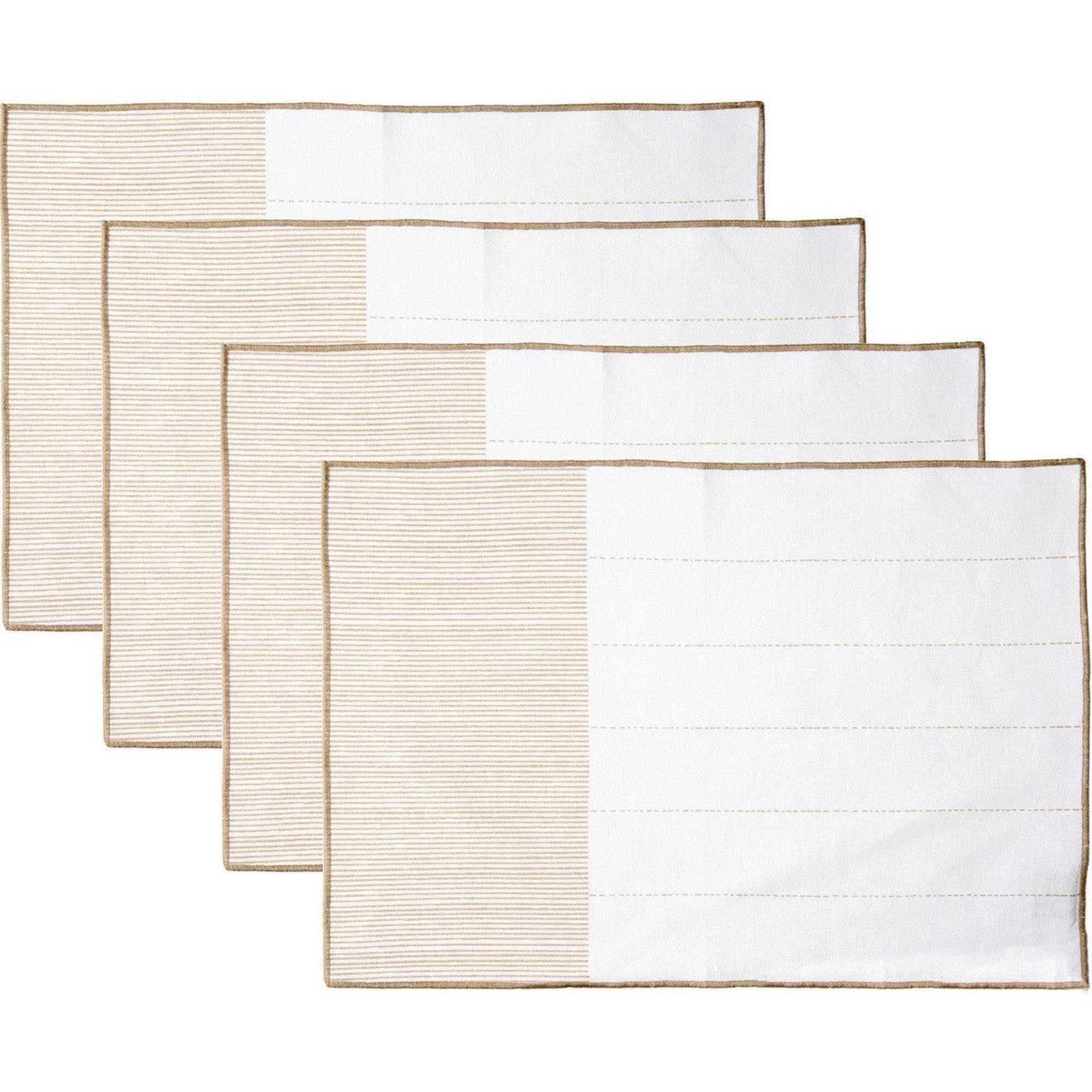 Set de table (set de 4) en coton 50x35 Sable Set de table (set de 4) en coton 50x35 Sable