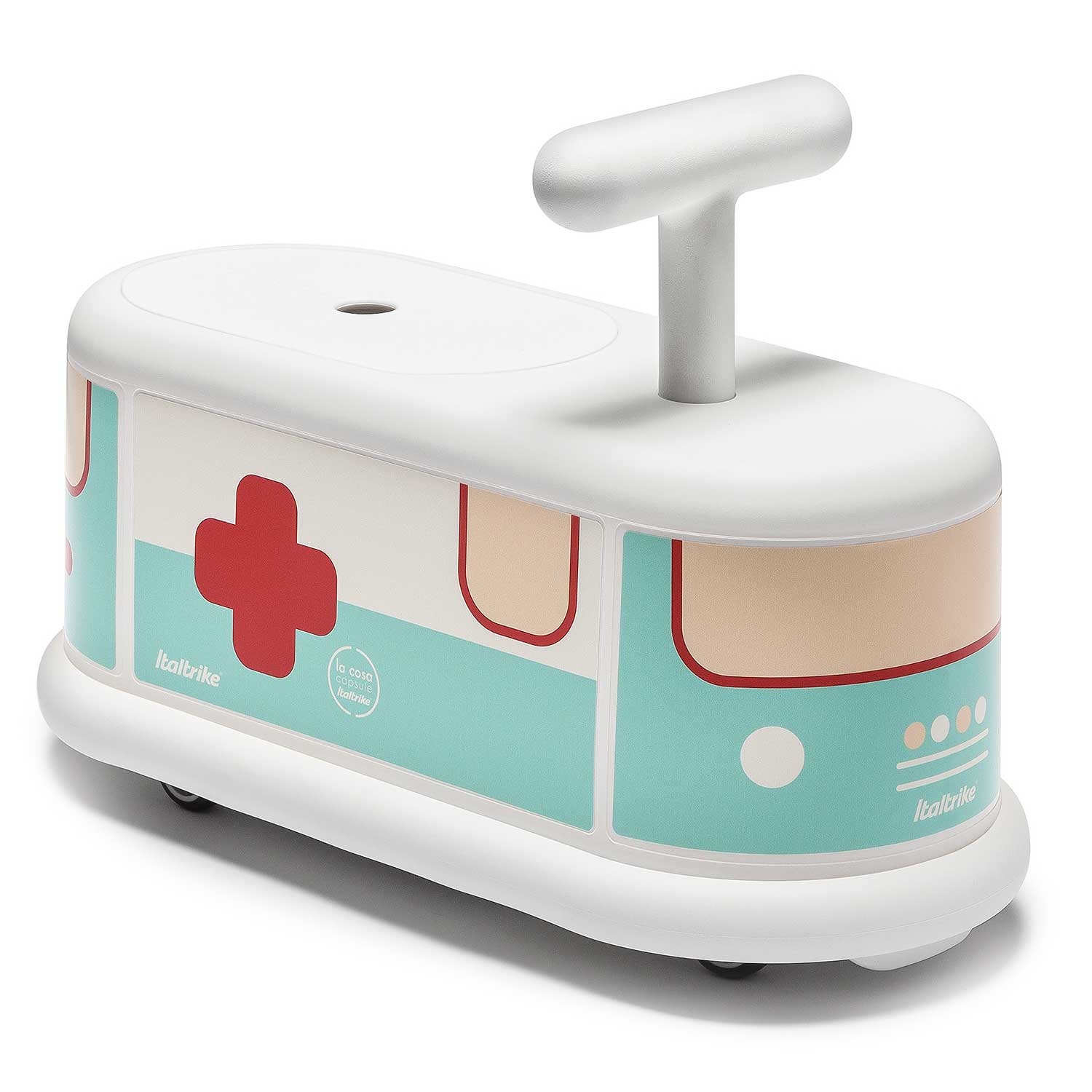 Porteur blanc ambulance pour bébé dès 1 an Porteur blanc ambulance pour bébé dès 1 an