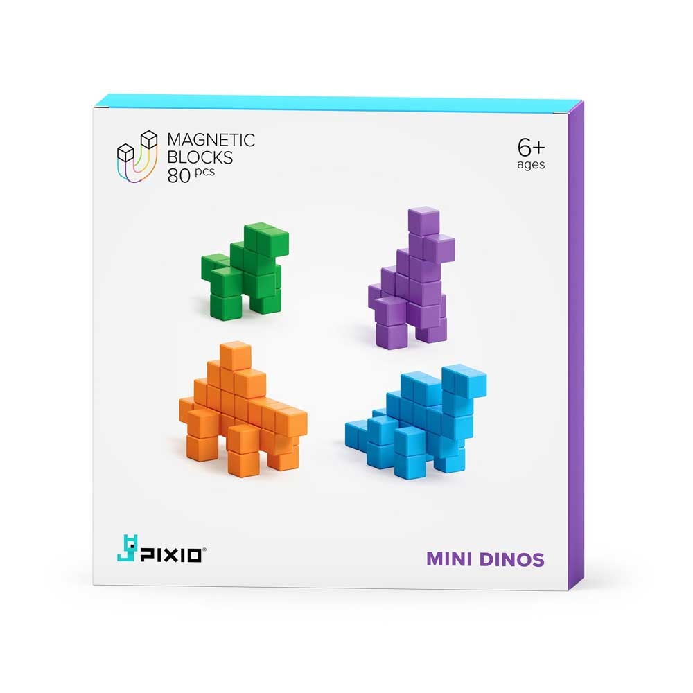 Jeu de construction aimanté mini dinosaures Jeu de construction aimanté mini dinosaures