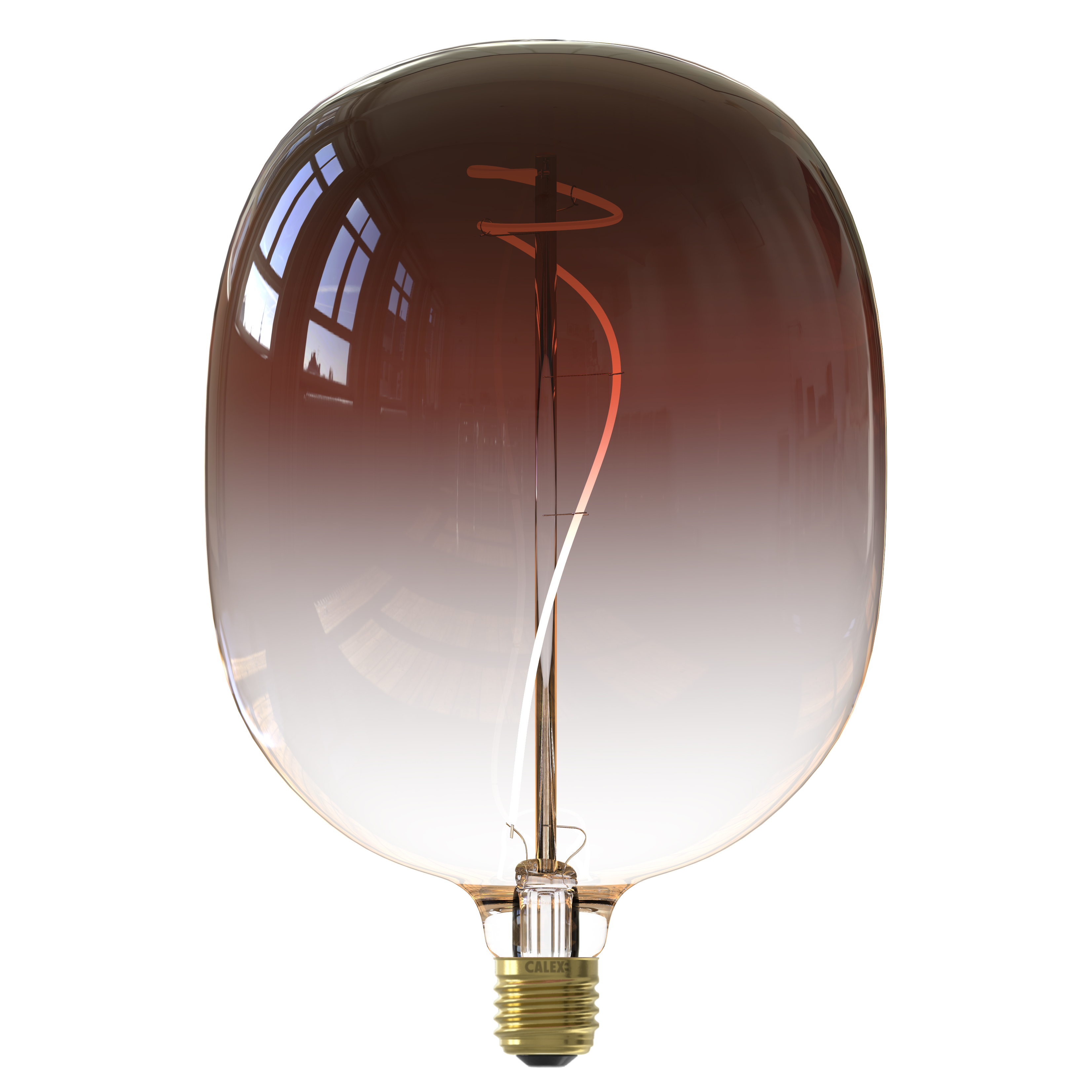 Ampoule filament décorative en verre marron Ampoule filament décorative en verre marron