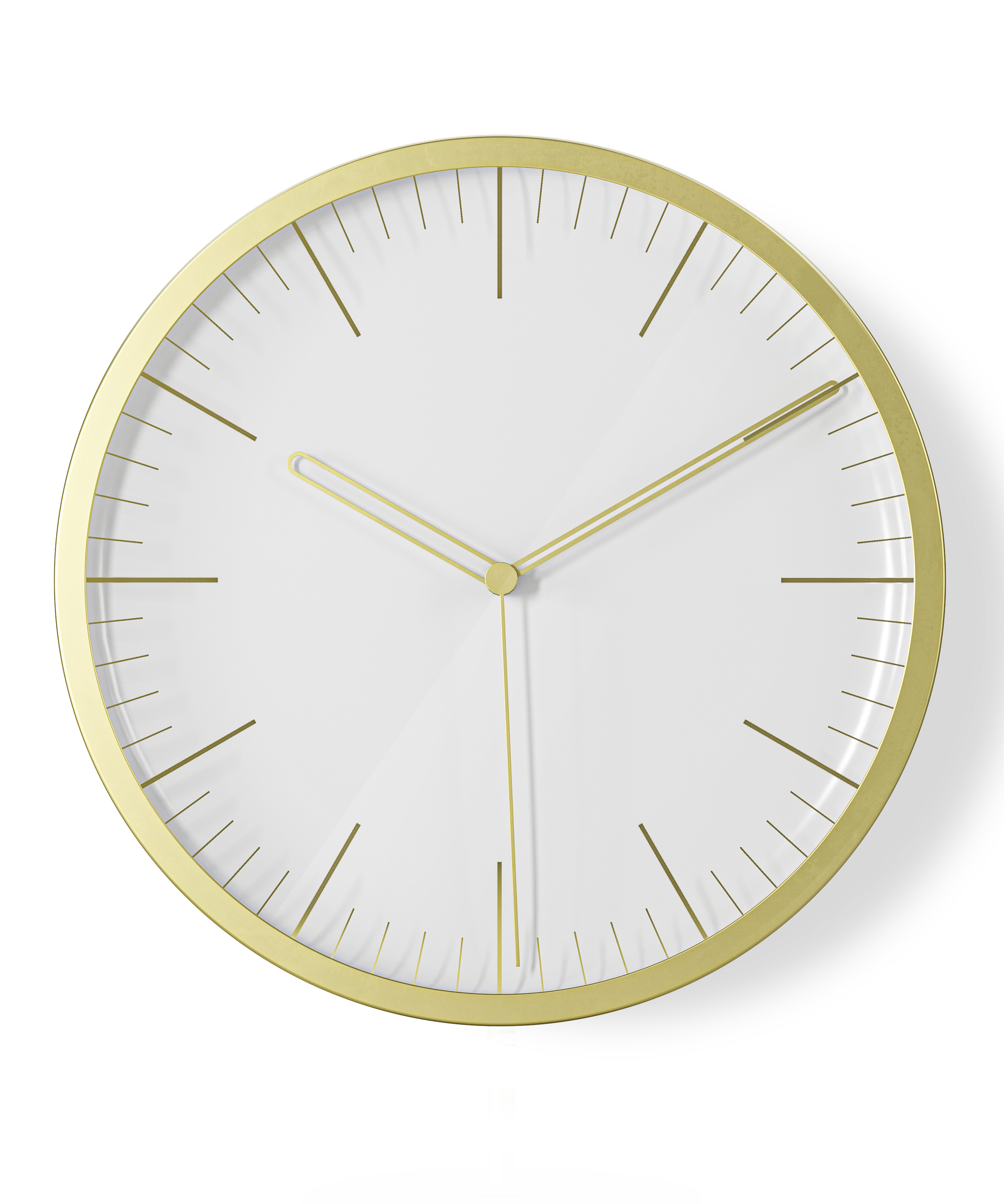 Horloge murale/à poser d22cm silencieuse doré Horloge murale/à poser d22cm silencieuse doré