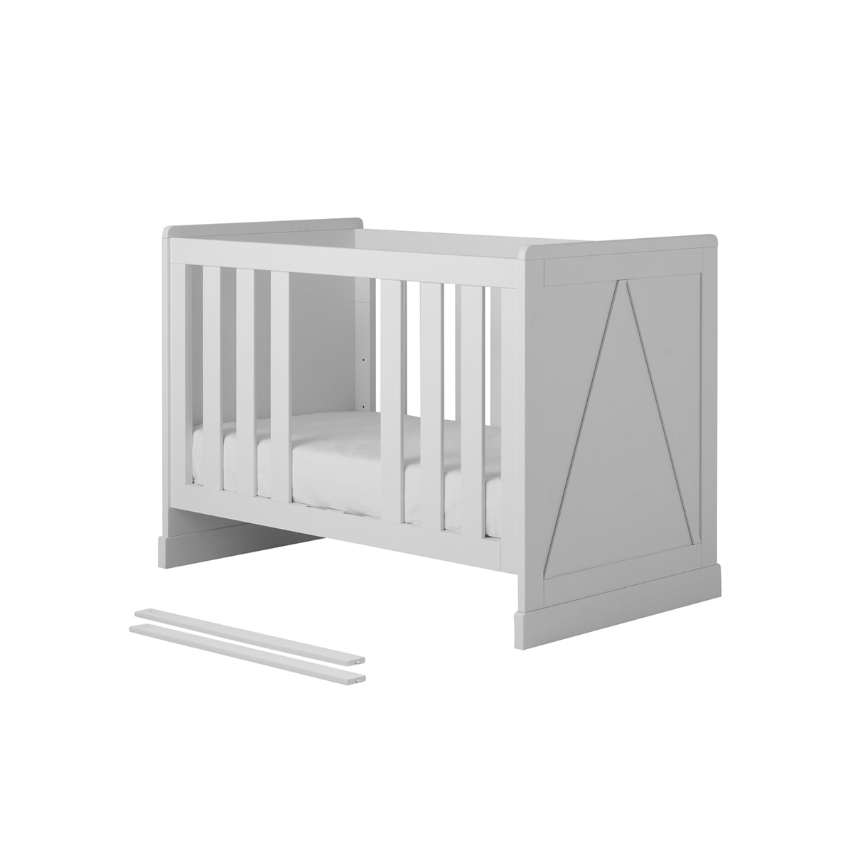 Lit bébé 60x120 blanc (Pinio) - Image 2