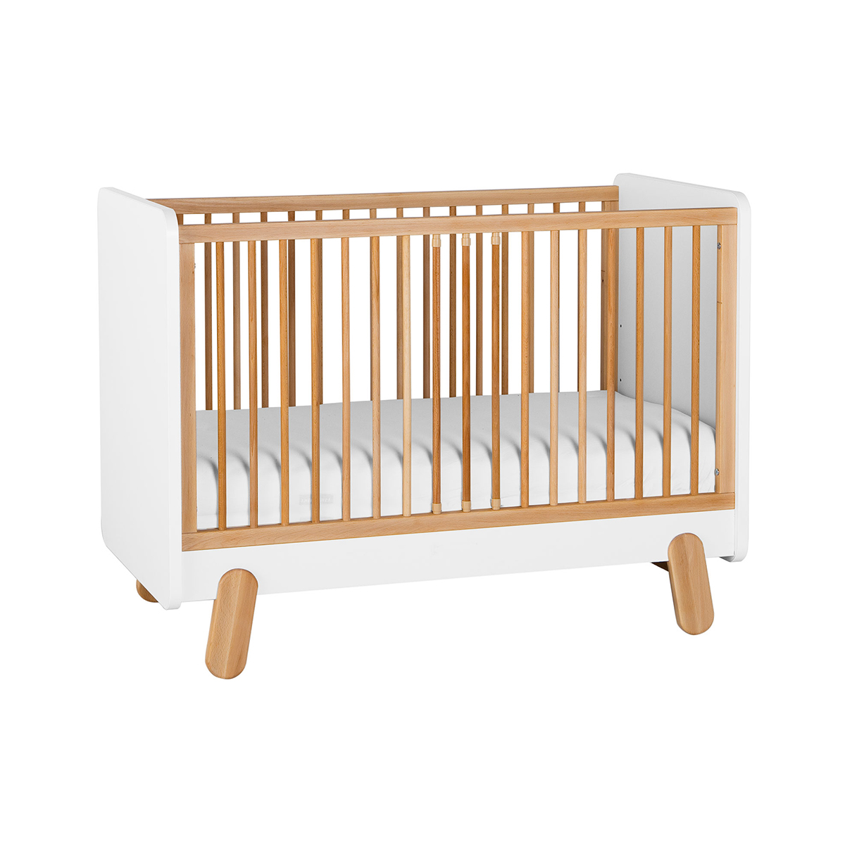 Lit bébé 60x120 blanc bois Lit bébé 60x120 blanc bois