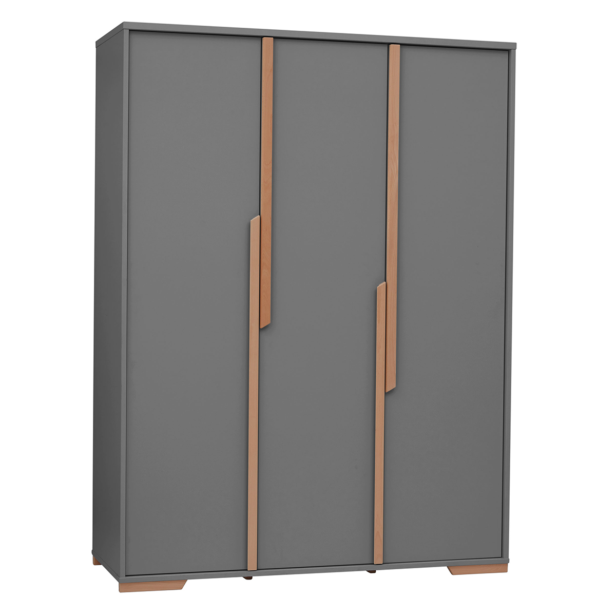 Armoire 3 portes gris beige (Pinio) - Image 1