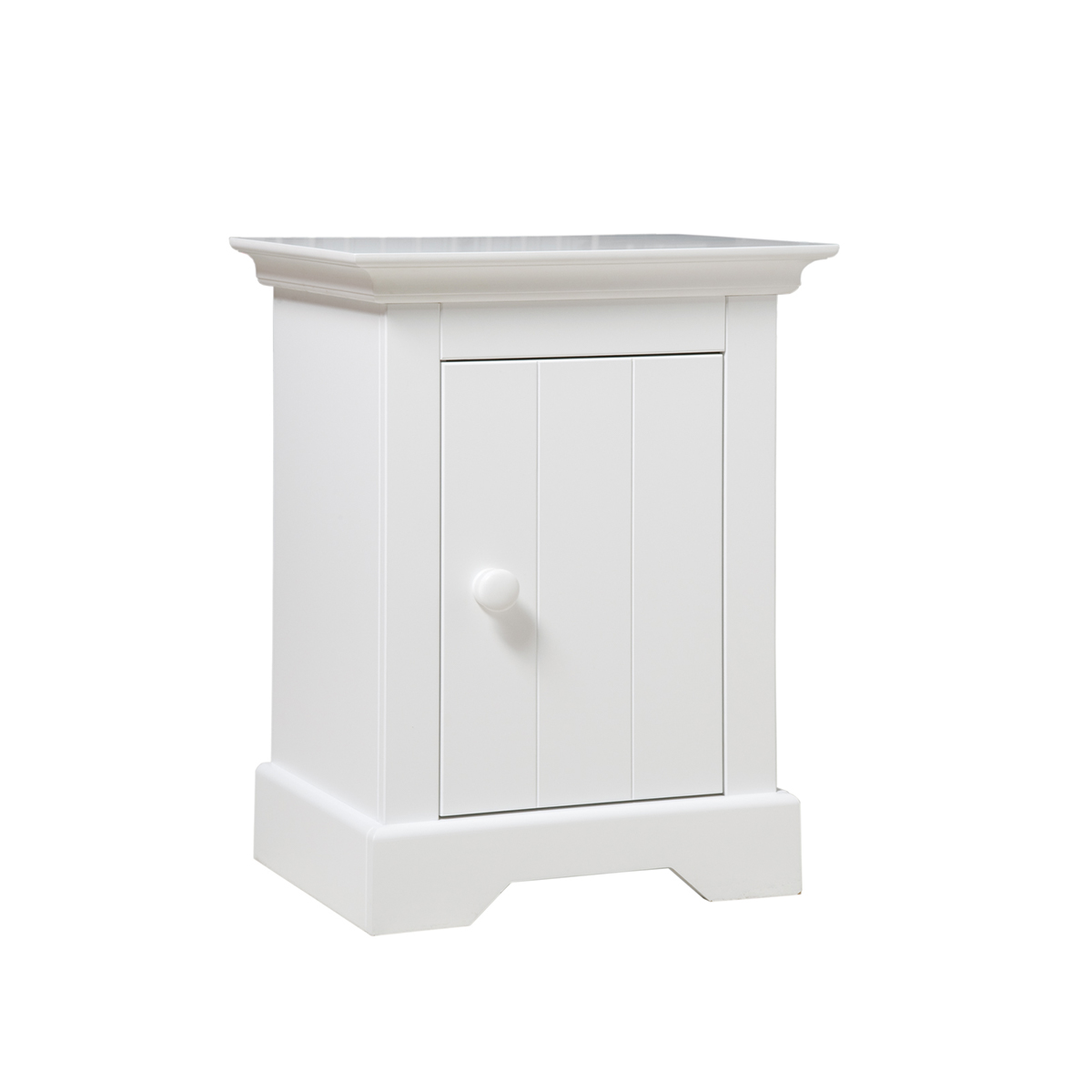 Chevet 1 porte blanc