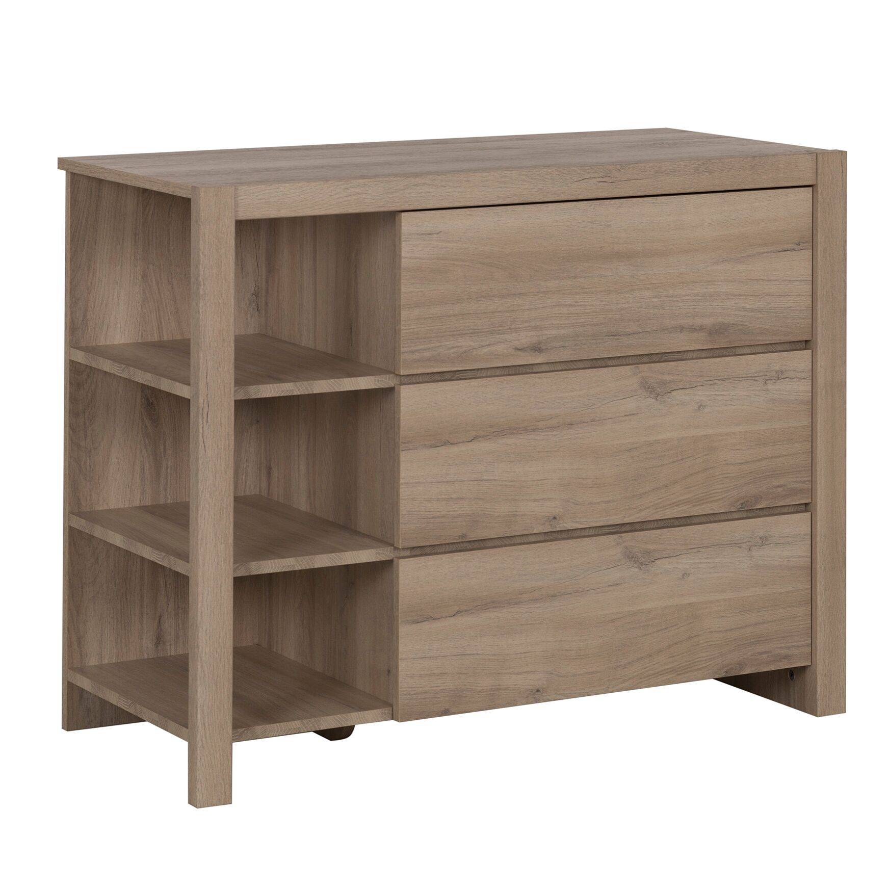 Commode 3 tiroirs bois Commode 3 tiroirs bois