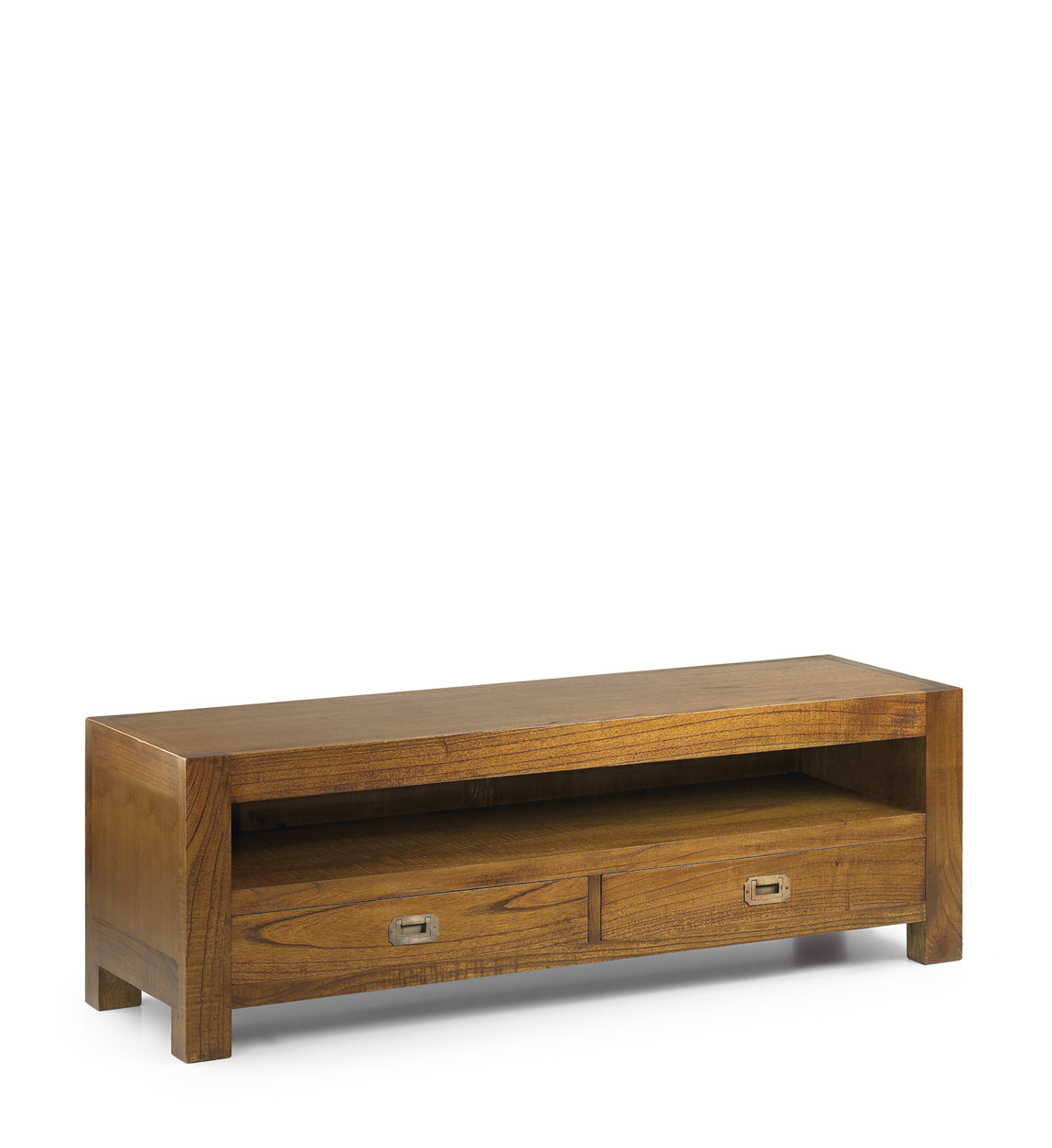 Meuble TV en bois marron L 130 cm