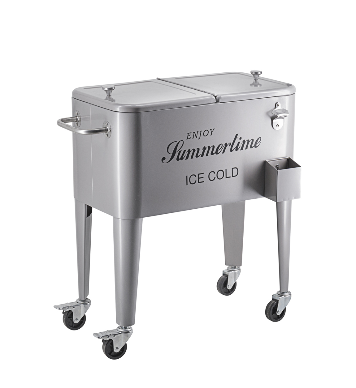 Desserte frigo en inox gris L73 Desserte frigo en inox gris L73
