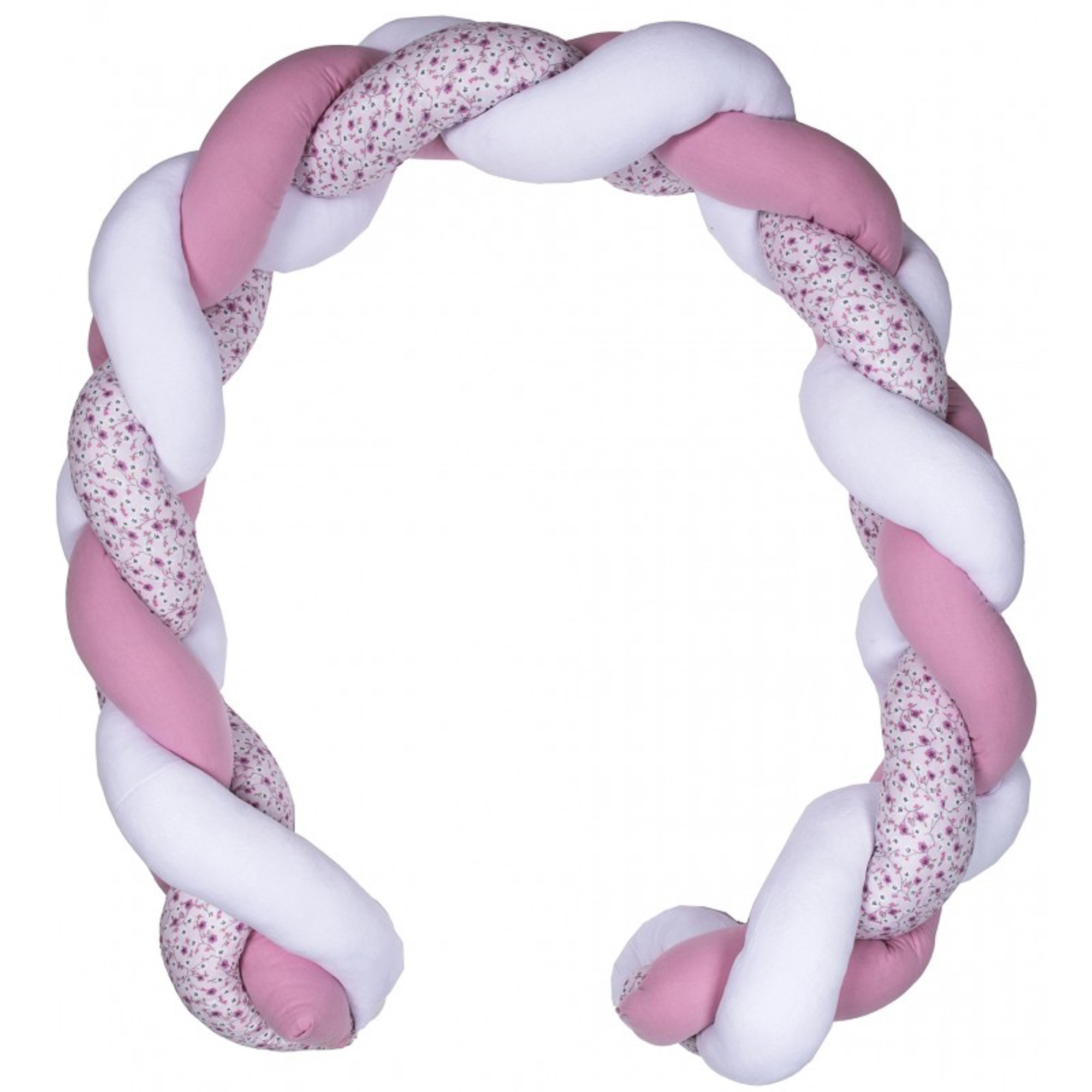 Tresse de lit bébé universelle rose Tresse de lit bébé universelle rose