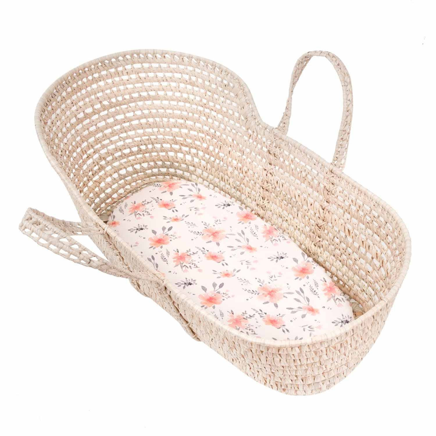Drap housse couffin ovale en bambou blanc bébé Taille unique Drap housse couffin ovale en bambou blanc bébé Taille unique