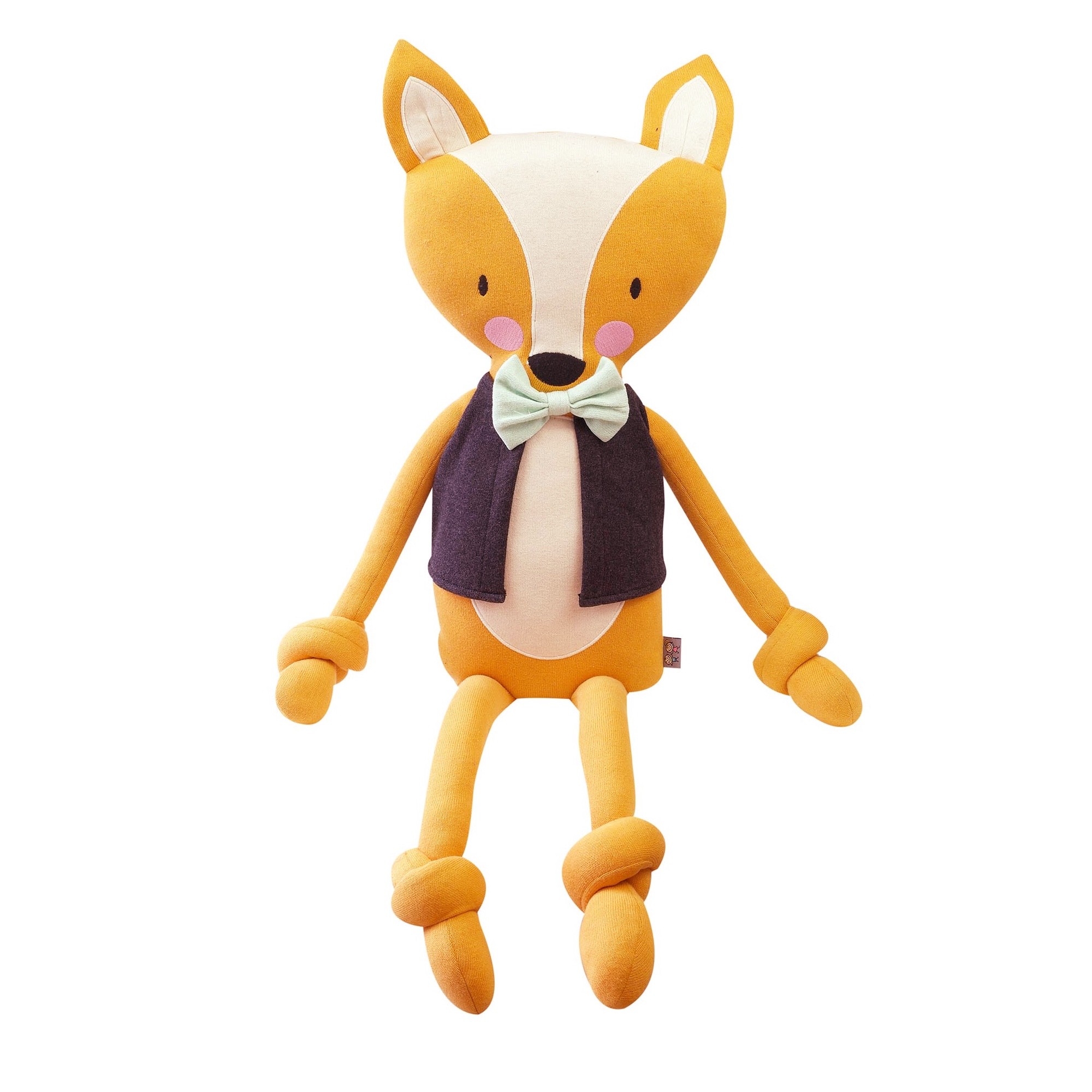 Peluche renard géant en coton orange bébé Peluche renard géant en coton orange bébé