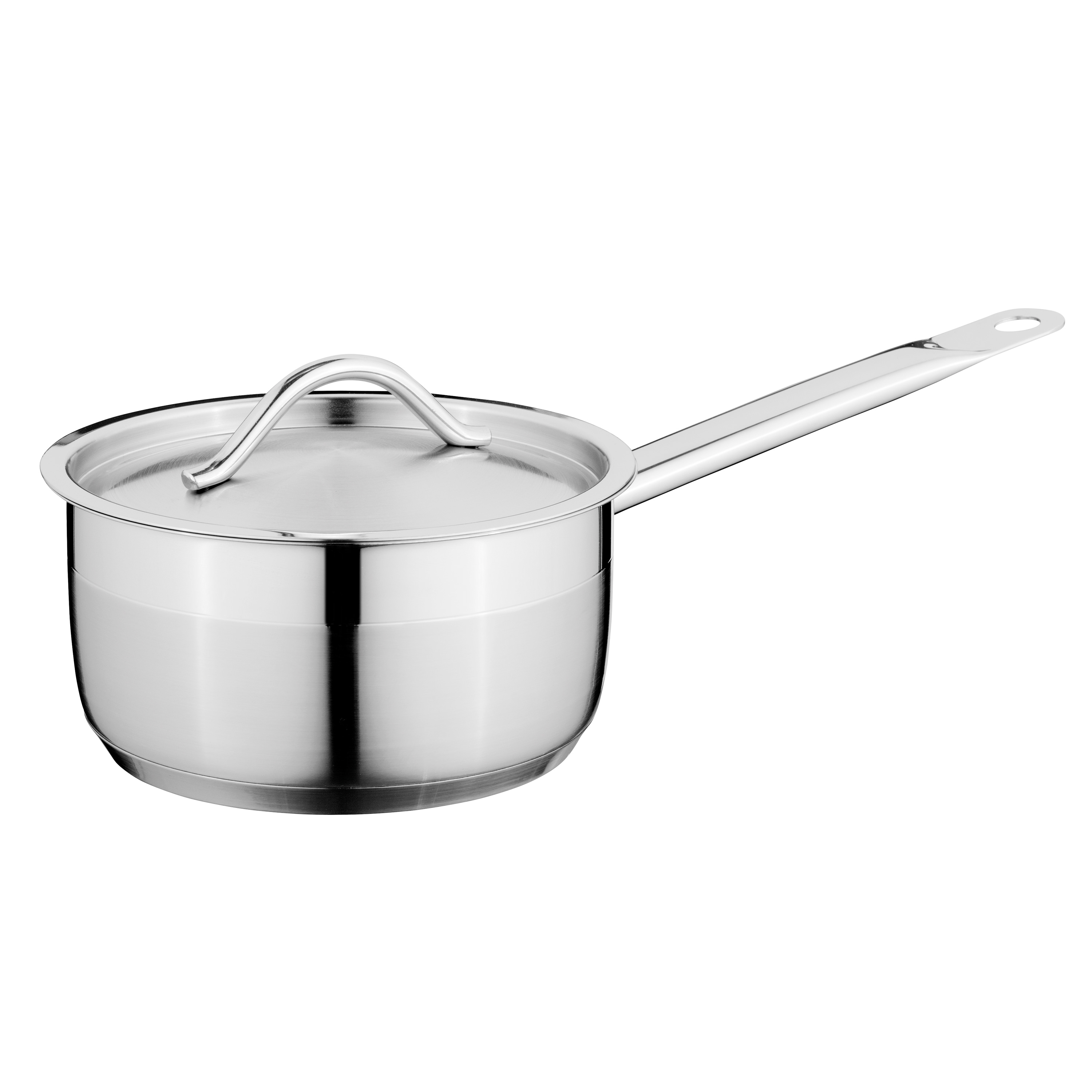 Casserole en acier avec couvercle hotel D16 cm Casserole en acier avec couvercle hotel D16 cm