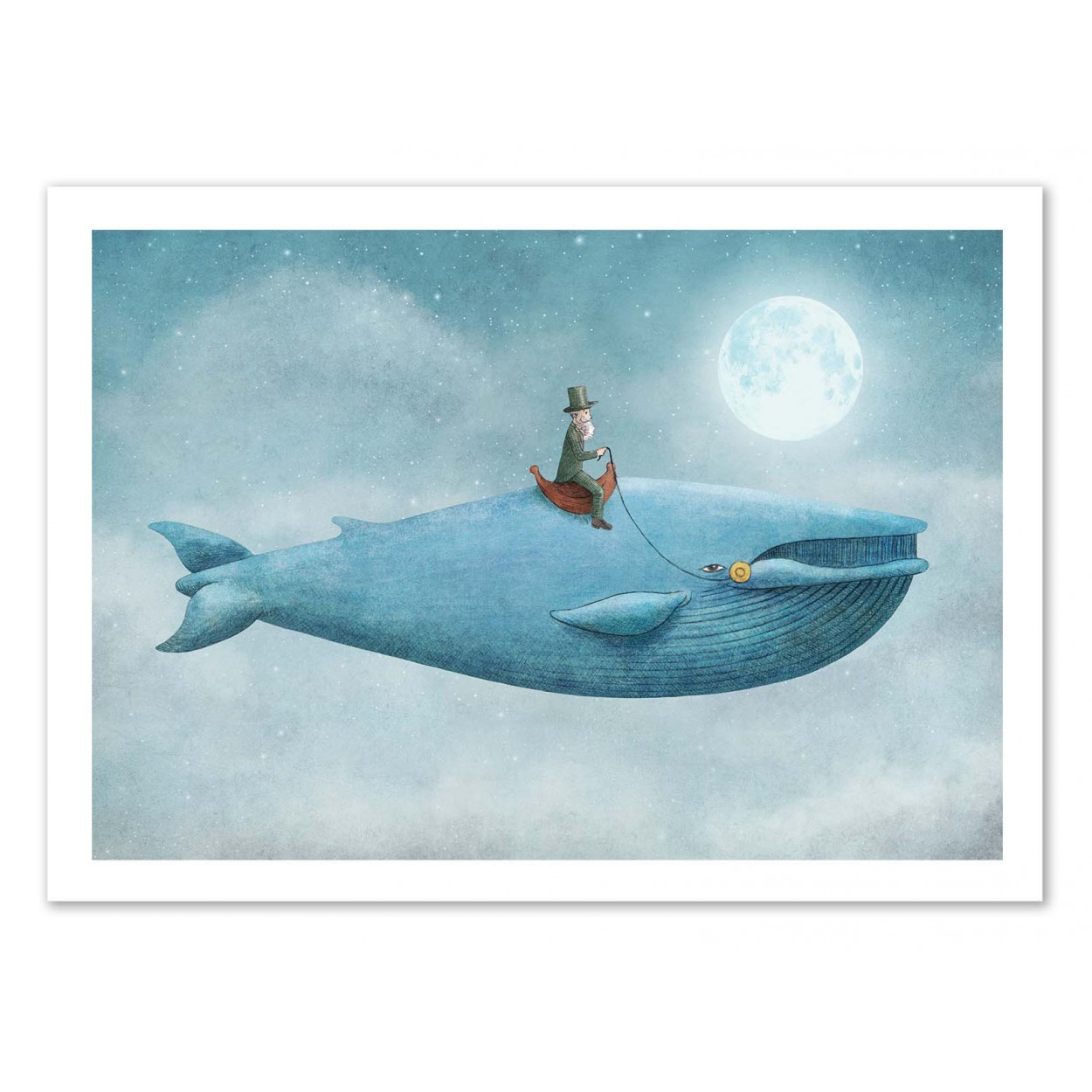 WHALE RIDER - Affiche d'art 50 x 70 cm WHALE RIDER - Affiche d'art 50 x 70 cm