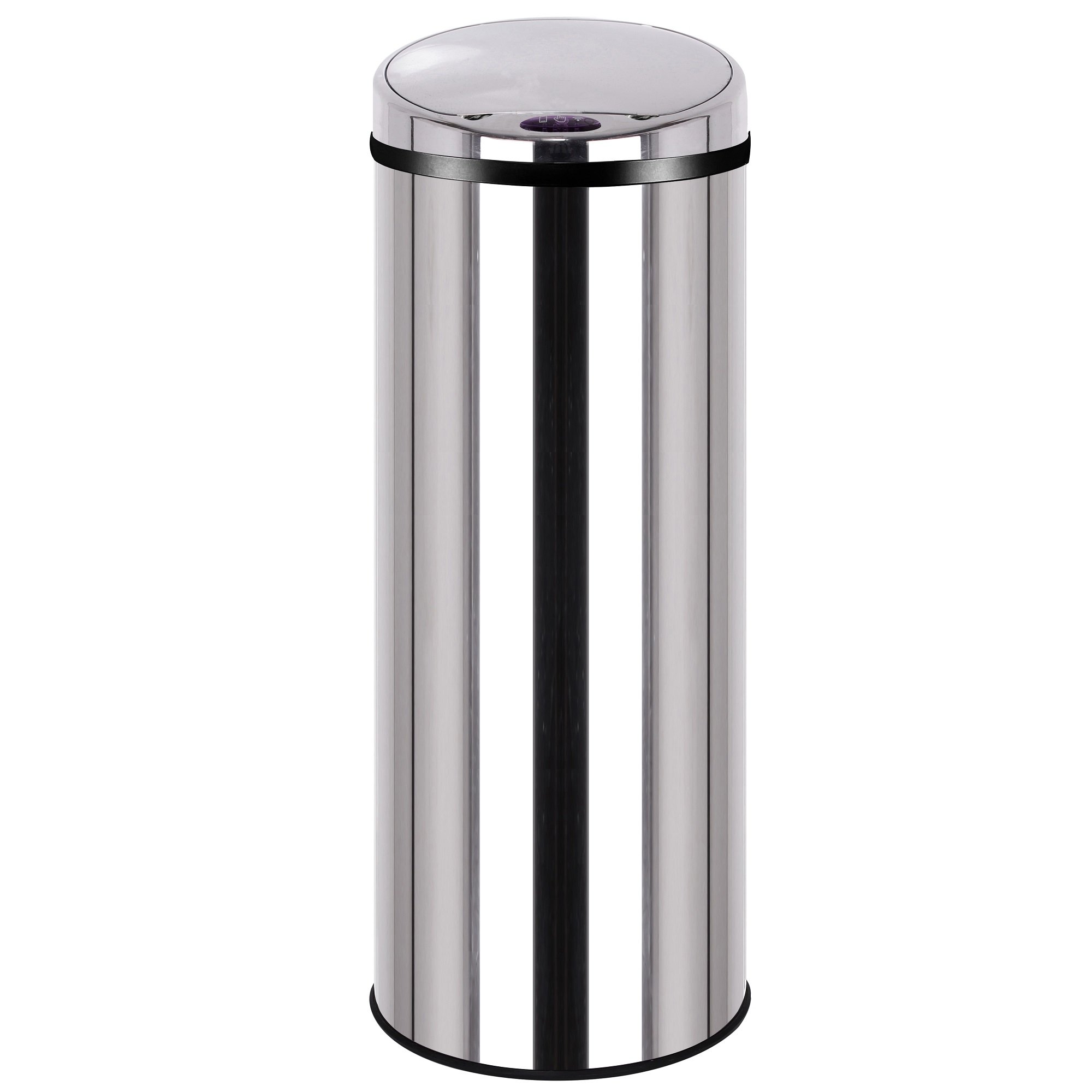 Poubelle de cuisine automatique en acier inox avec seau 50L Poubelle de cuisine automatique en acier inox avec seau 50L