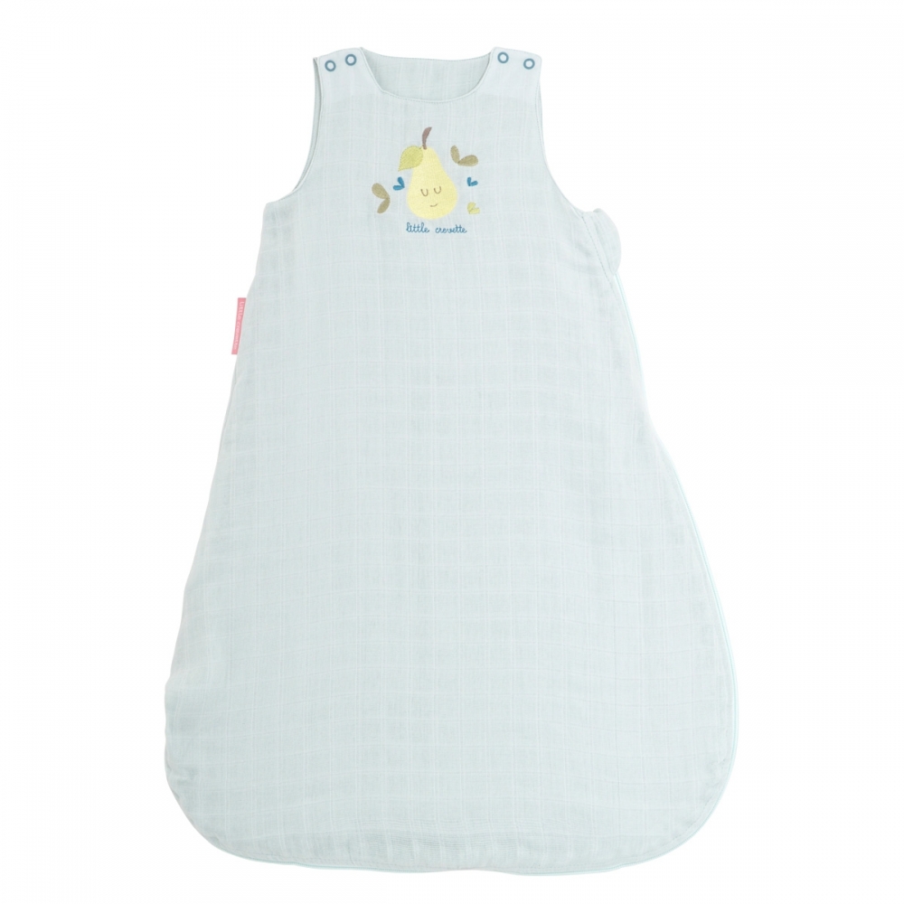 Gigoteuse été lange coton bio turquoise 6-18 mois Gigoteuse été lange coton bio turquoise 6-18 mois