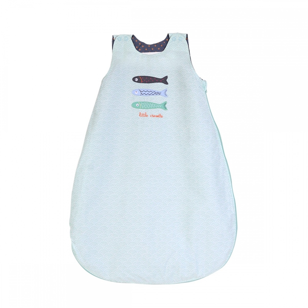 Gigoteuse été coton bio turquoise 6-18 mois Gigoteuse été coton bio turquoise 6-18 mois
