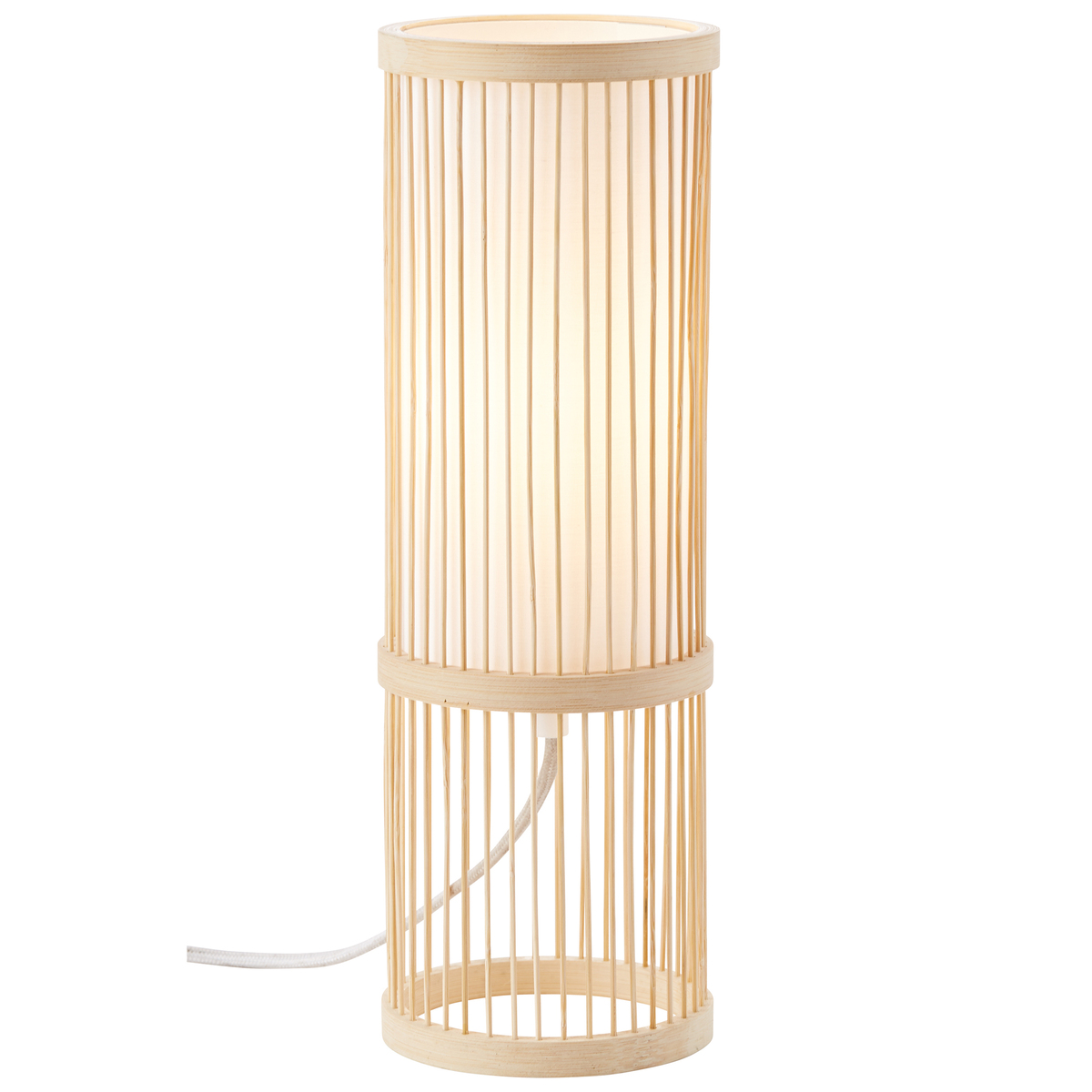 Lampe de table en bambou naturel