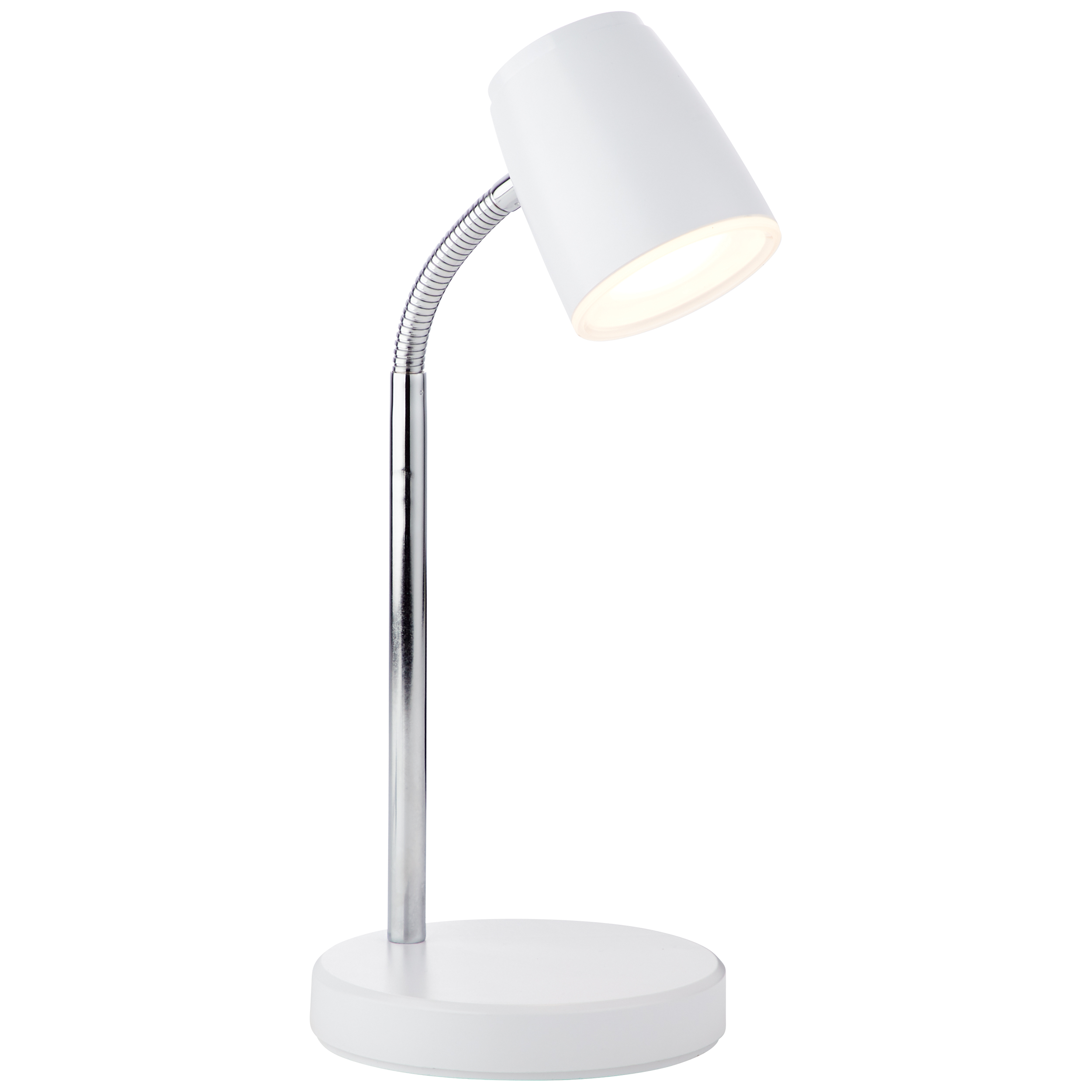 Lampe de bureau en métal blanc Lampe de bureau en métal blanc