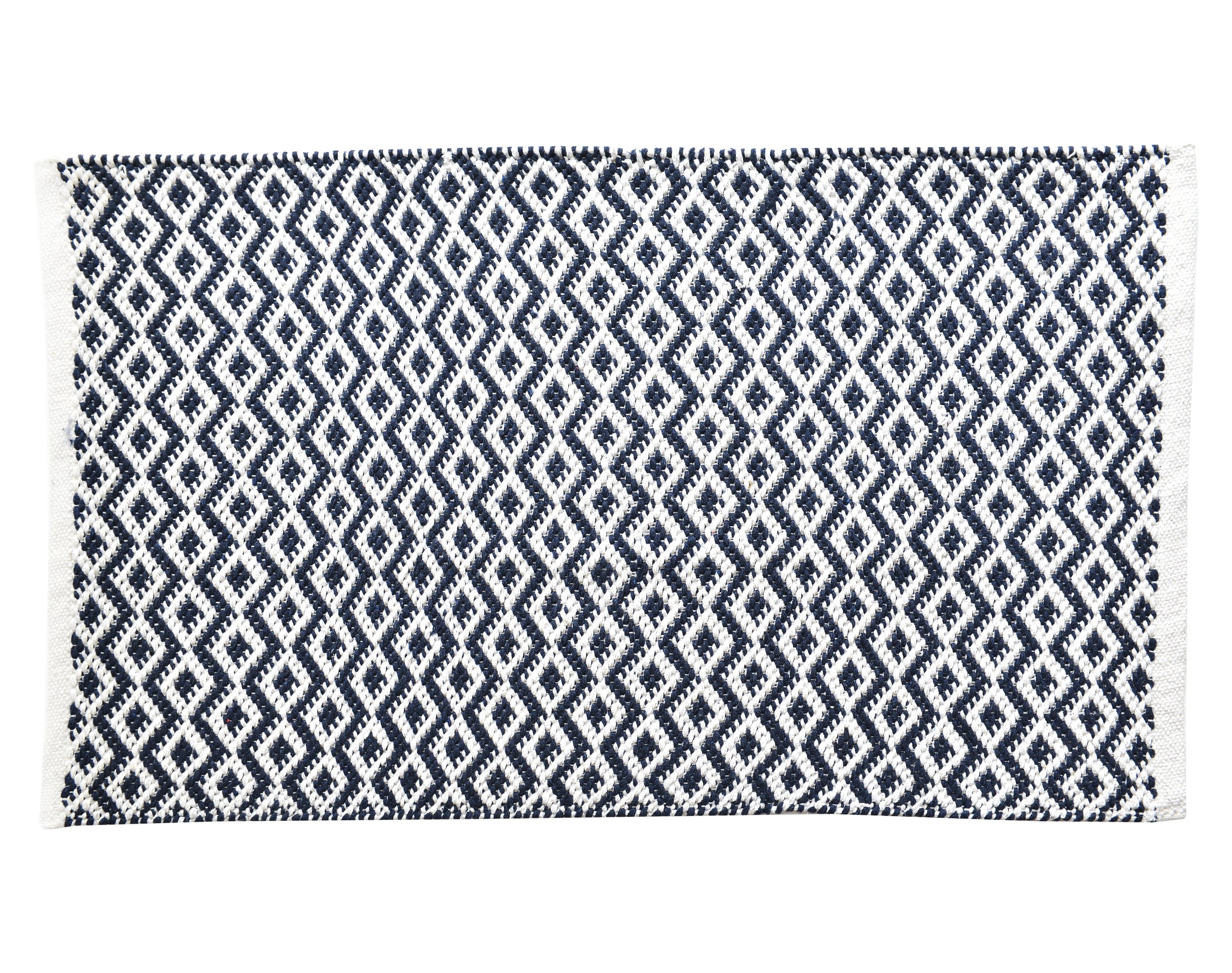 Tapis de bain bleu 50x80 en coton Tapis de bain bleu 50x80 en coton