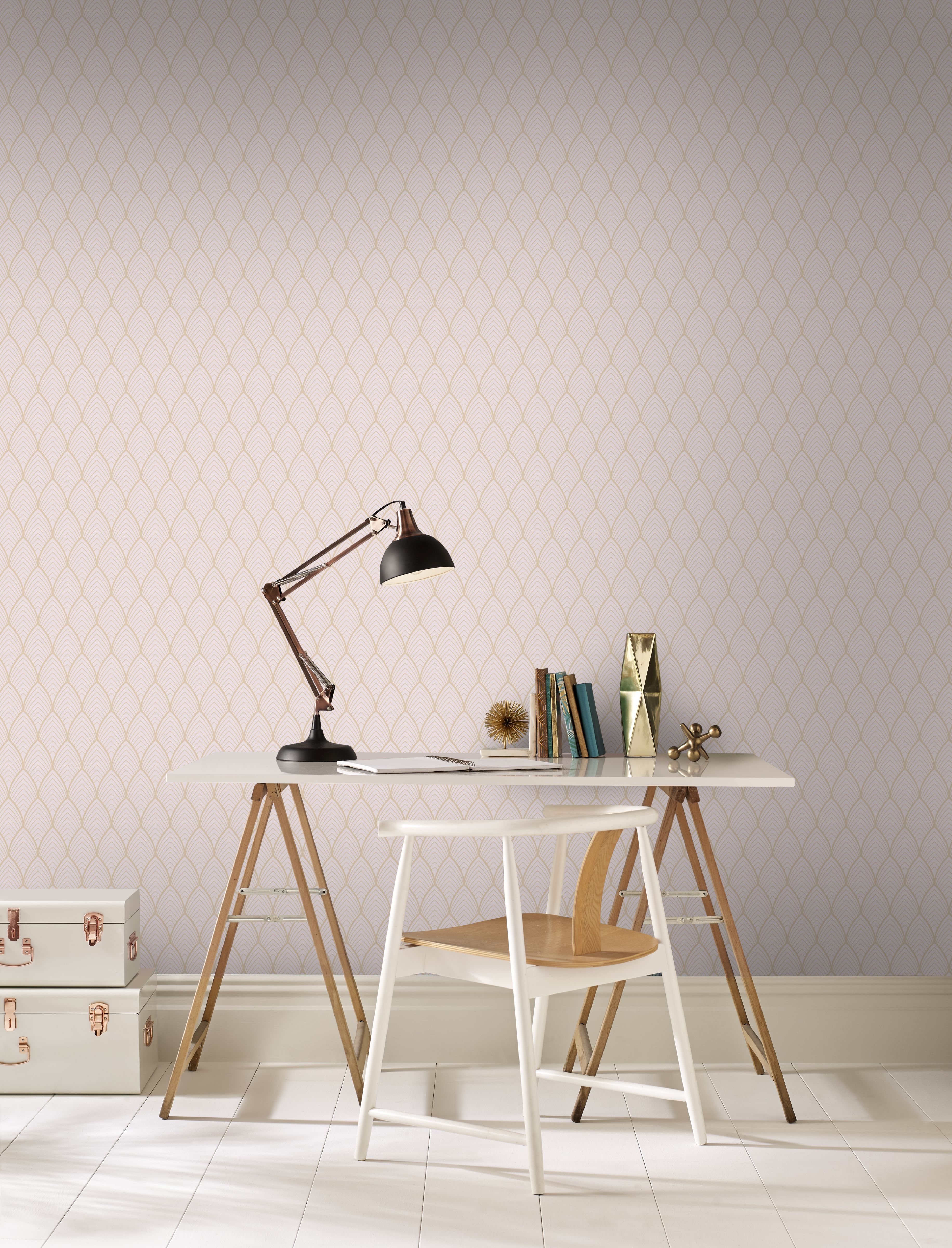 Papier peint intissé Bercy rose 1005x52cm Papier peint intissé Bercy rose 1005x52cm